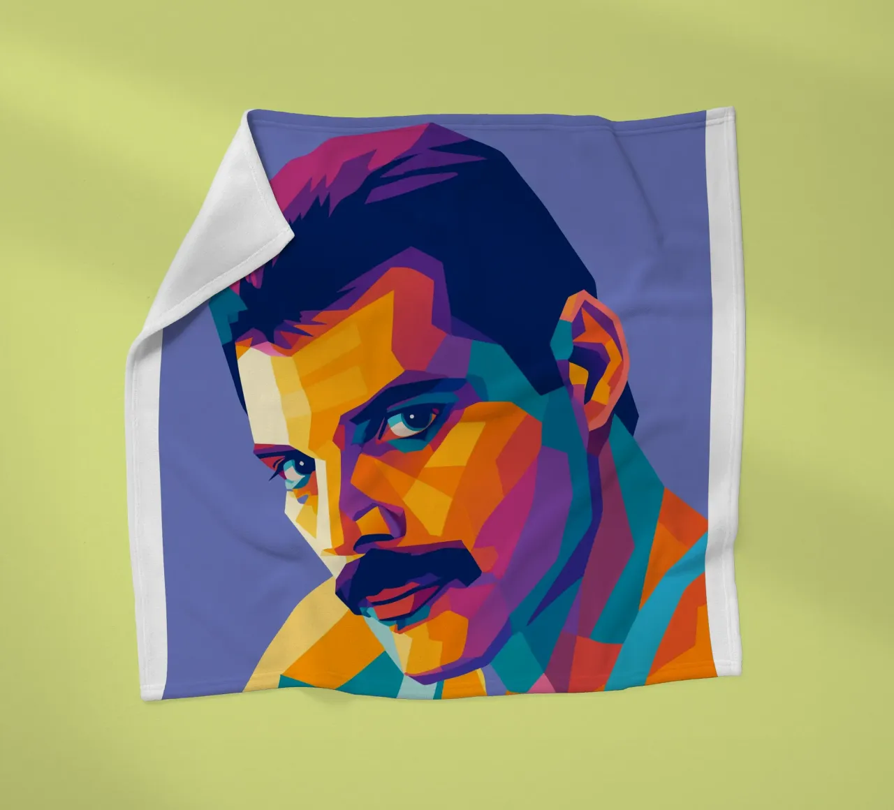 freddie mercury retro pop art wpap coperta in pile da aiswa