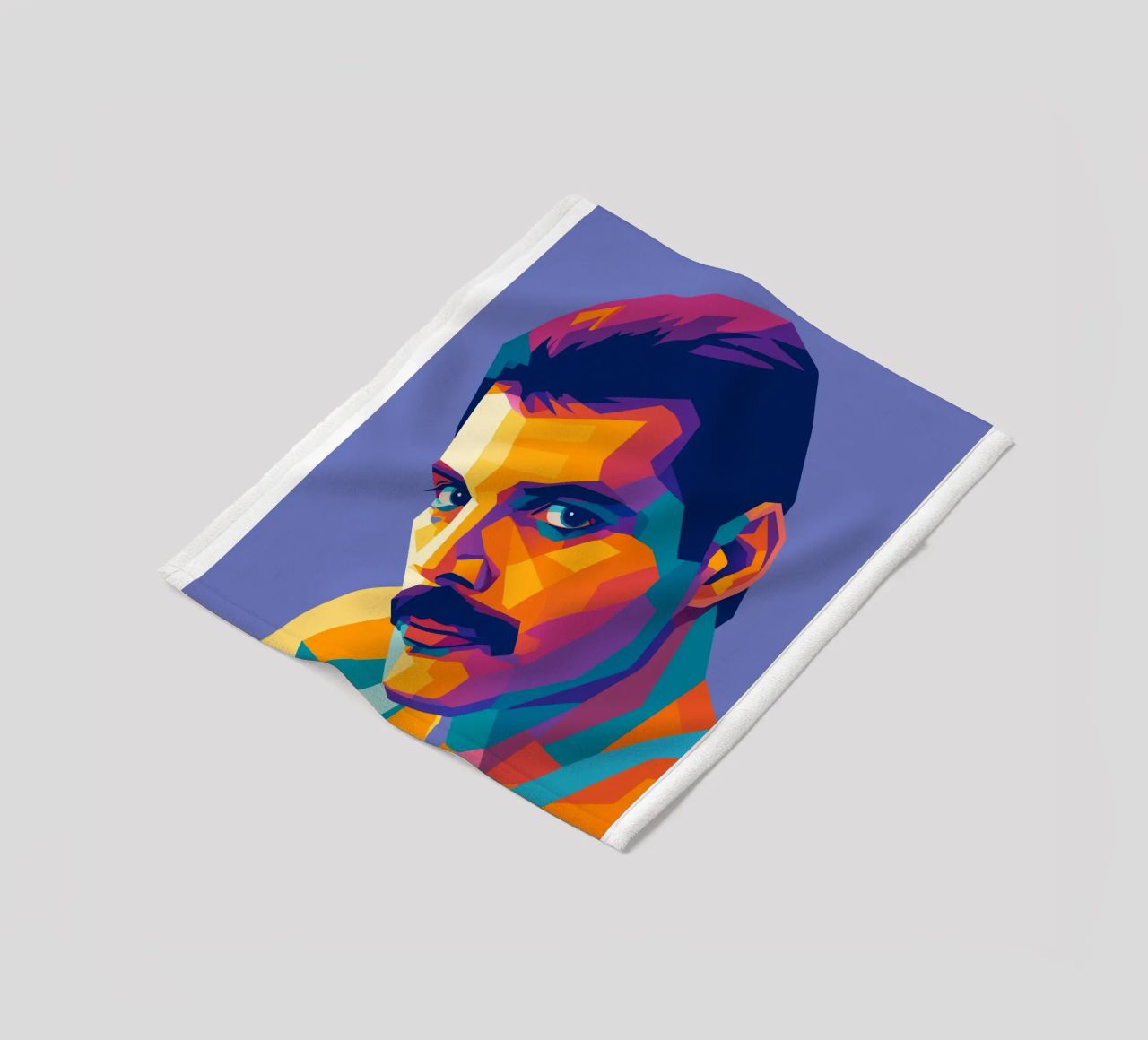 freddie mercury retro pop kunst wpap Fleecedecke von aiswa