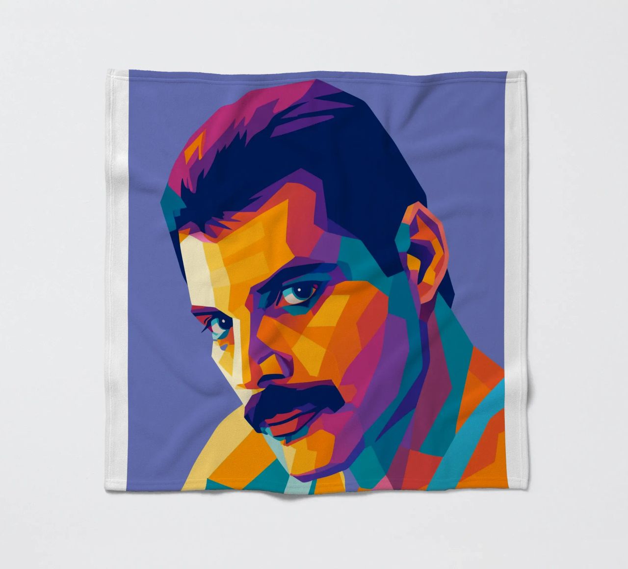 freddie mercury retro pop kunst wpap Fleecedecke von aiswa