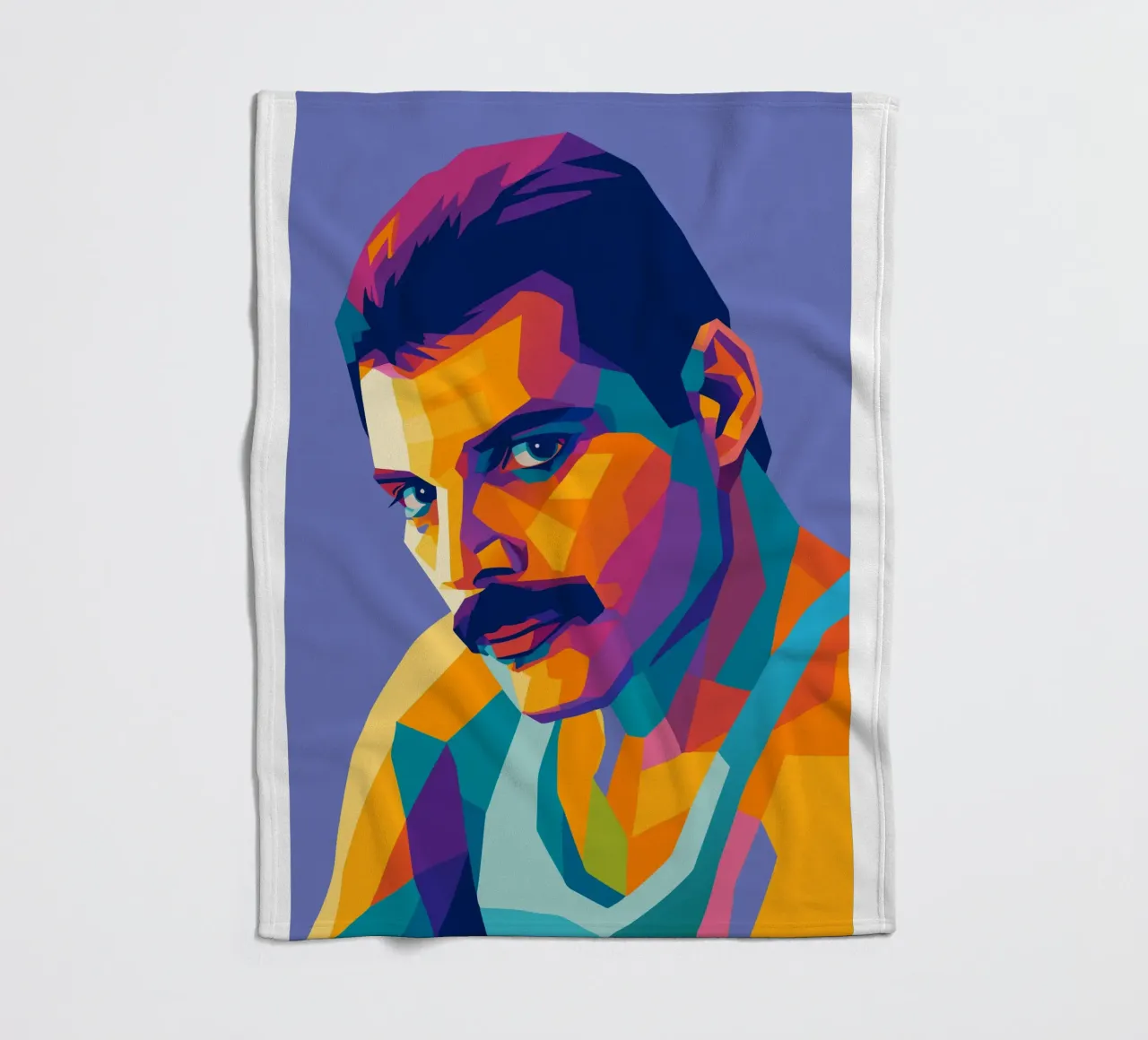 freddie mercury retro pop art wpap coperta in pile da aiswa