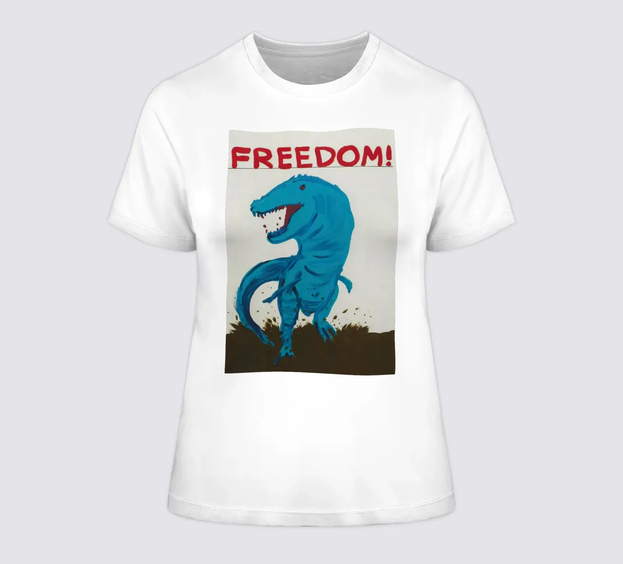 David Shrigley t-shirt da donna da fayzelkodok