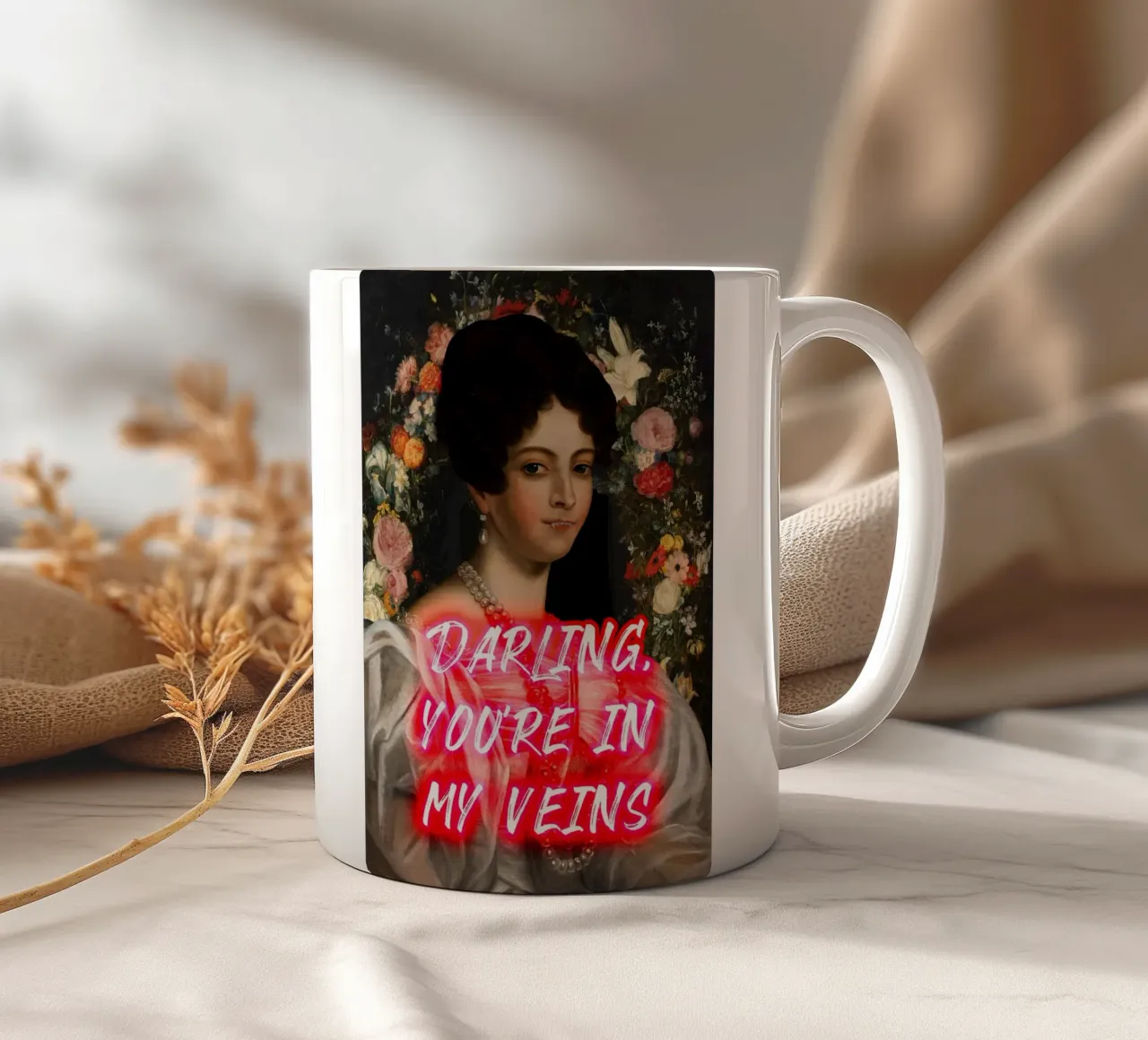 Vampire Woman Neon Text tazza in ceramica da GraceDigitalArtCo