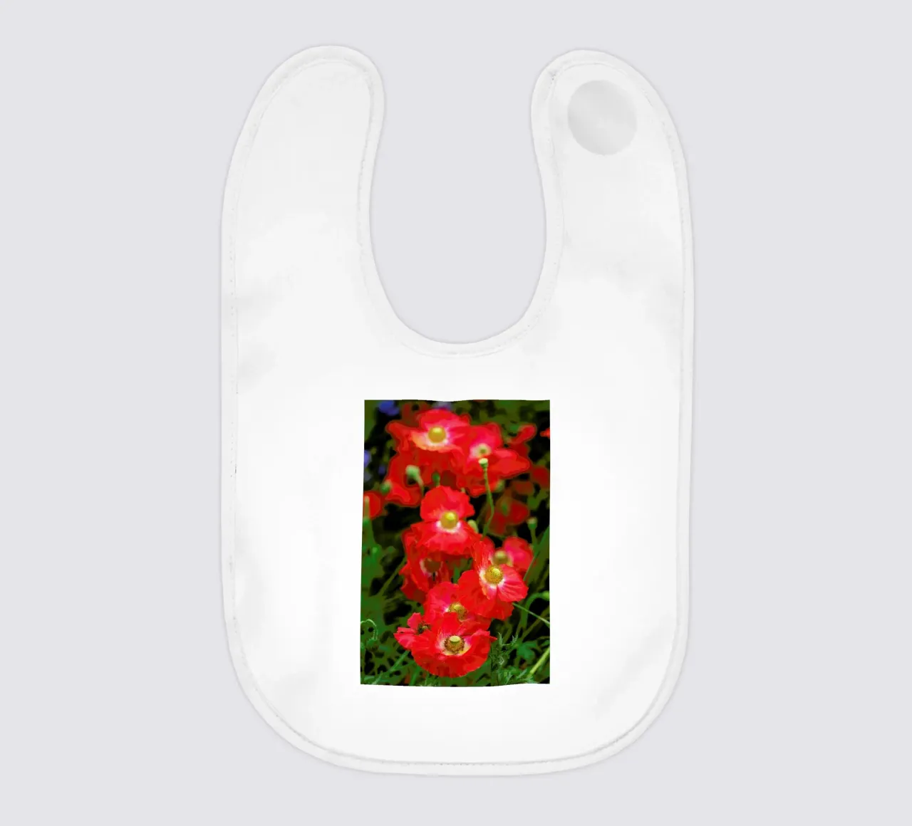 Wild Red Poppies bavaglino da Curious Collections by Marielle Leenders