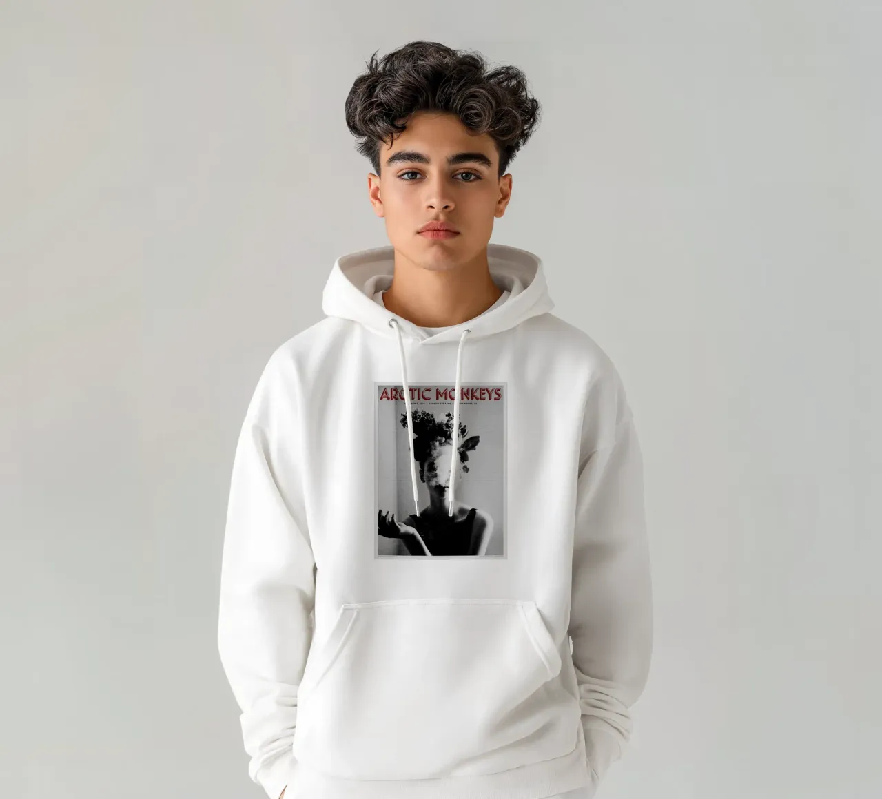 Scimmie artiche felpa con cappuccio da fayzelkodok