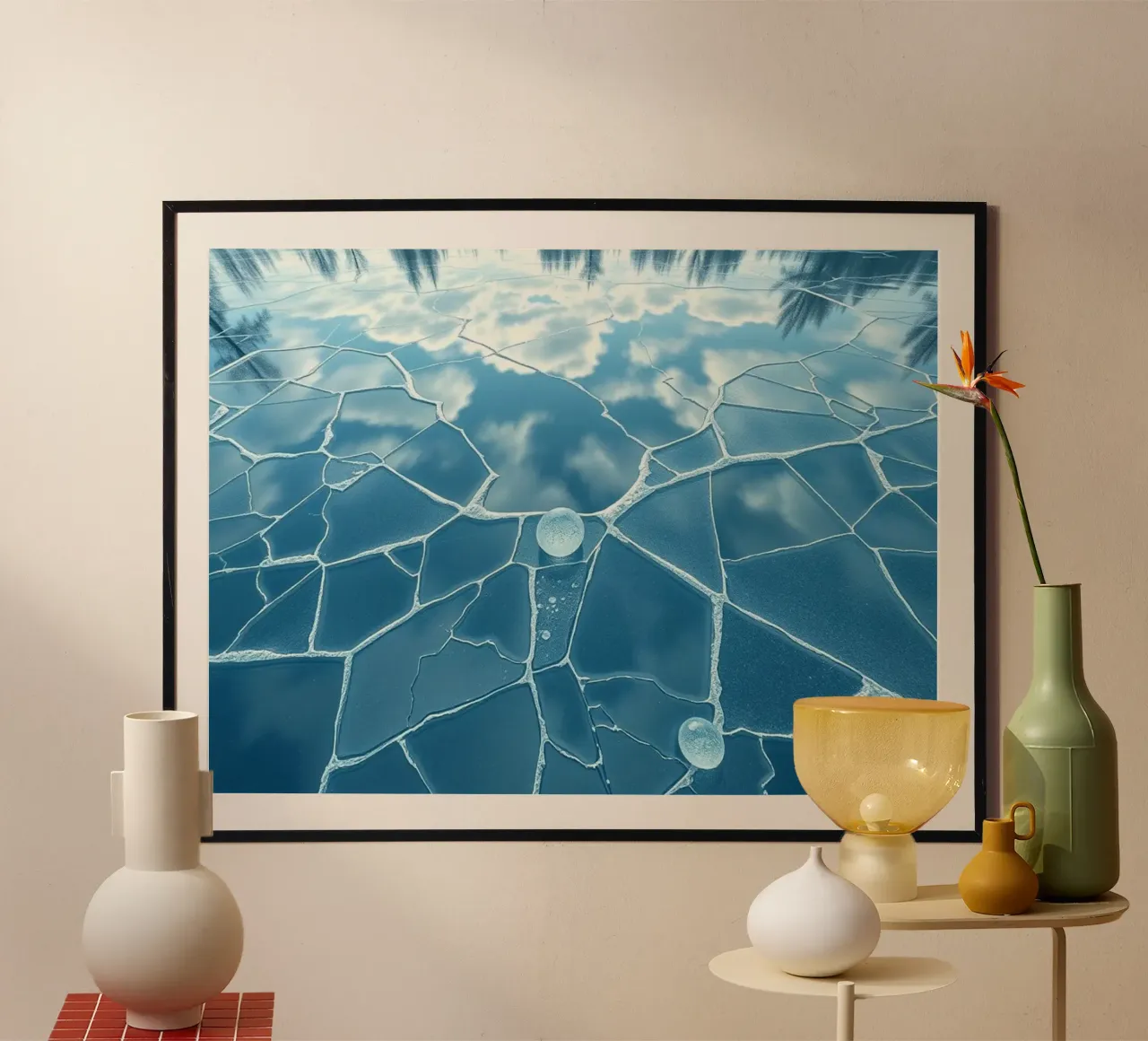 Riflesso del cielo infranto carta hahnemühle da Artistic-shop