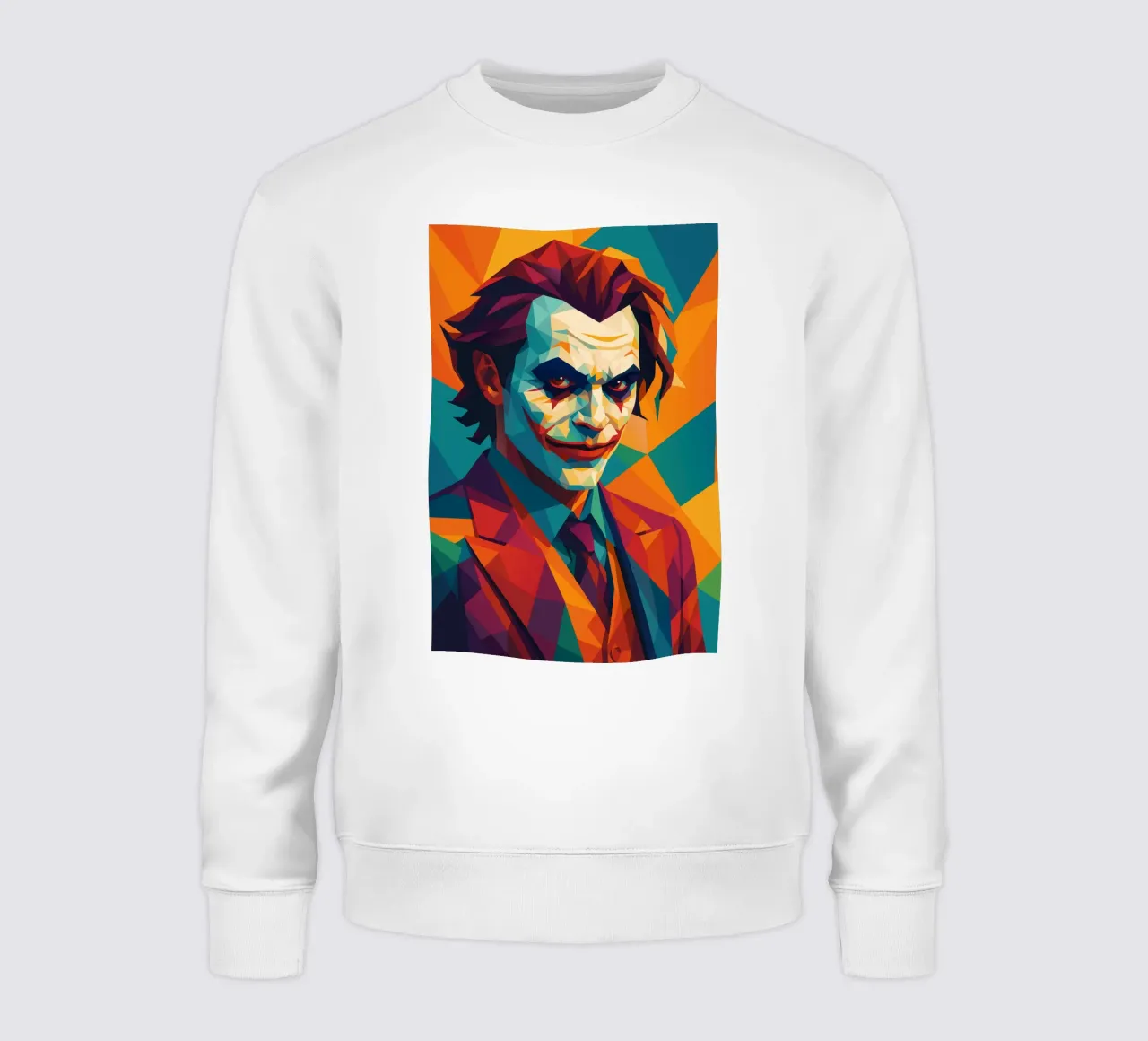 joker face retro pop art wpap felpa da aiswa