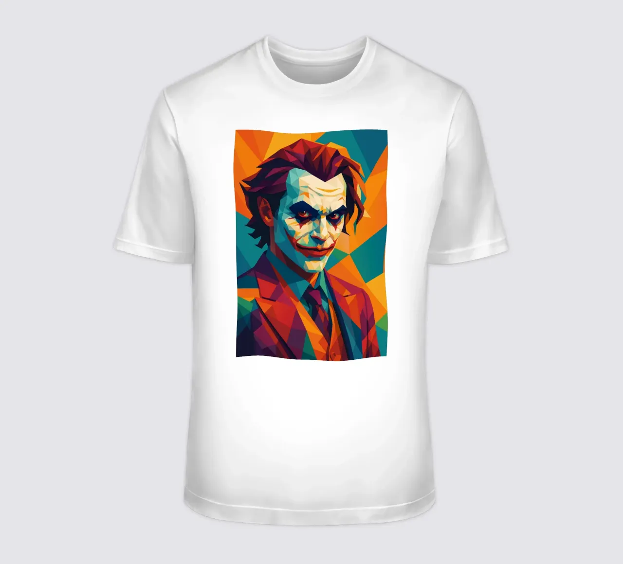 joker face retro pop art wpap camiseta de aiswa