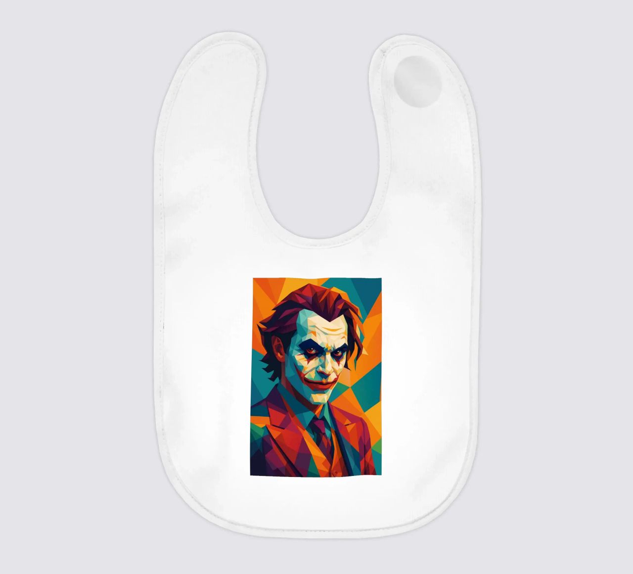 joker face retro pop art wpap bavaglino da aiswa