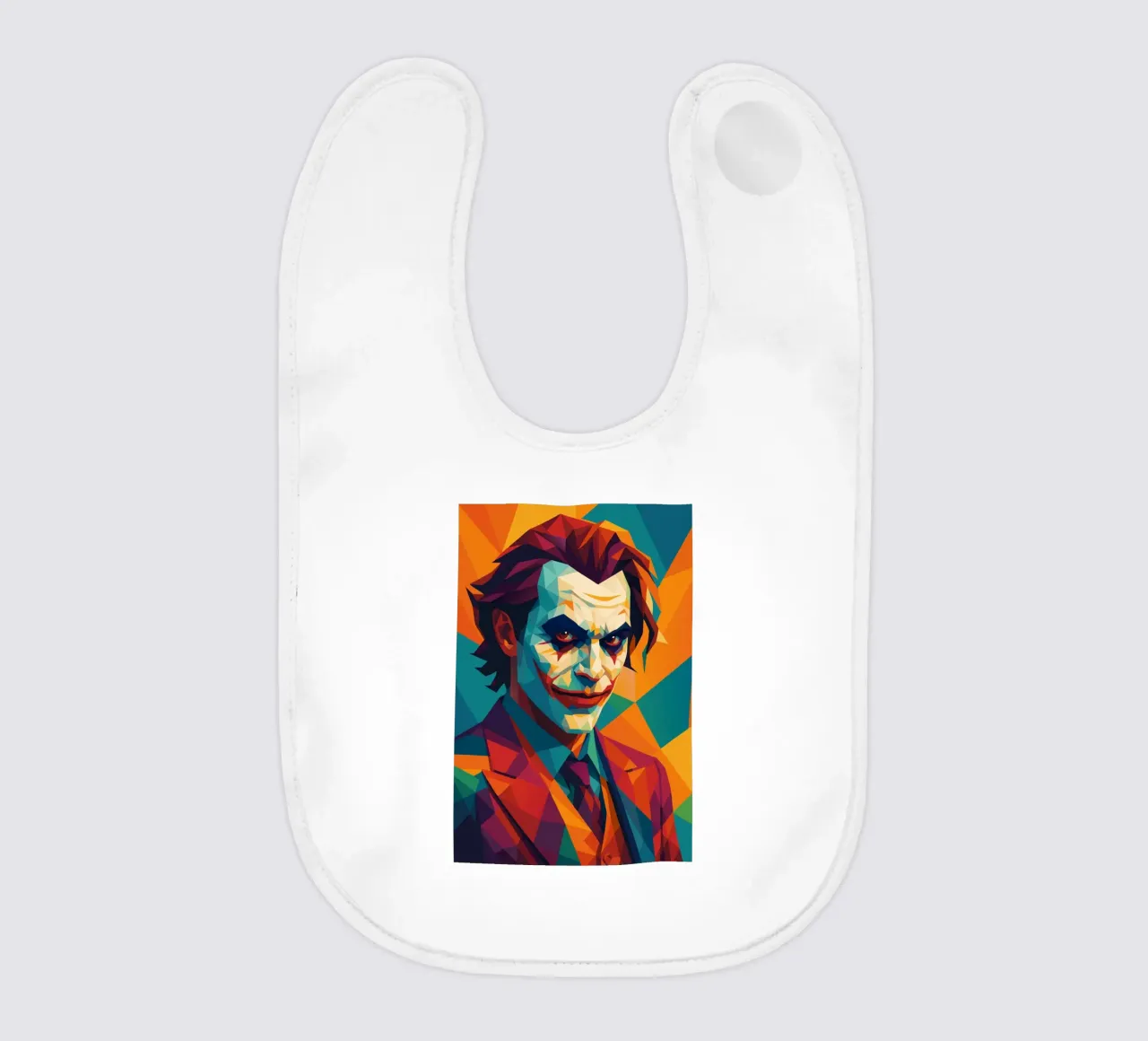 joker face retro pop art wpap bavaglino da aiswa