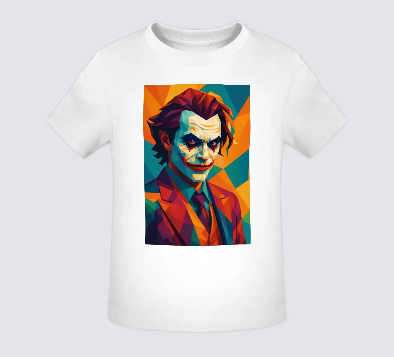 joker face retro pop art wpap maglietta neonato da aiswa