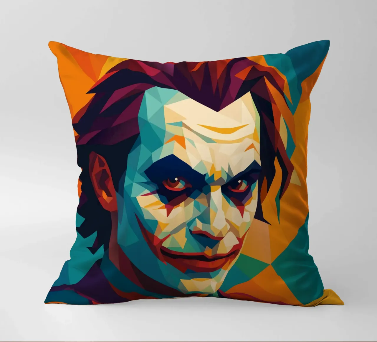joker face retro pop art wpap cuscino da aiswa