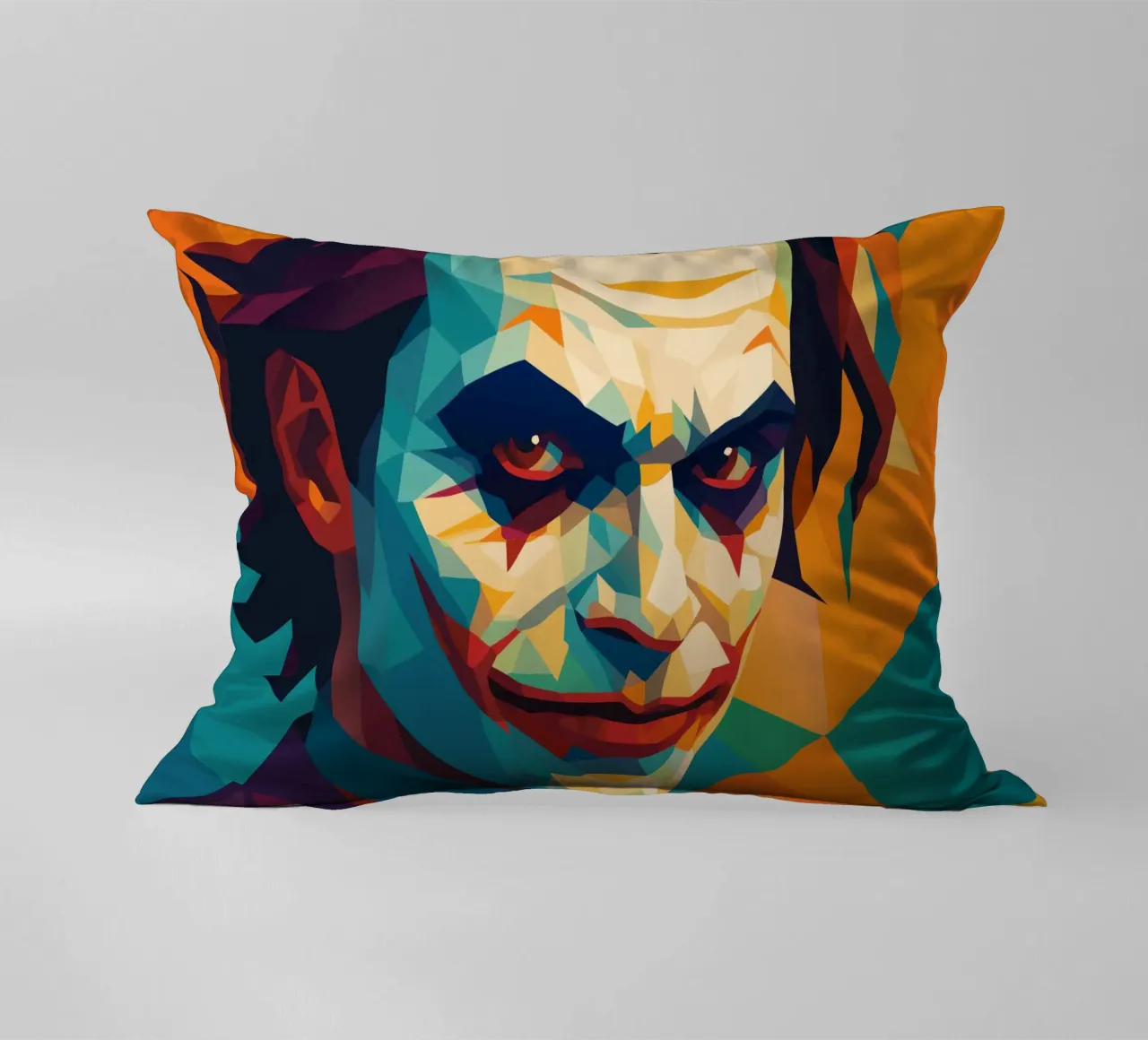 joker face retro pop art wpap cuscino da aiswa
