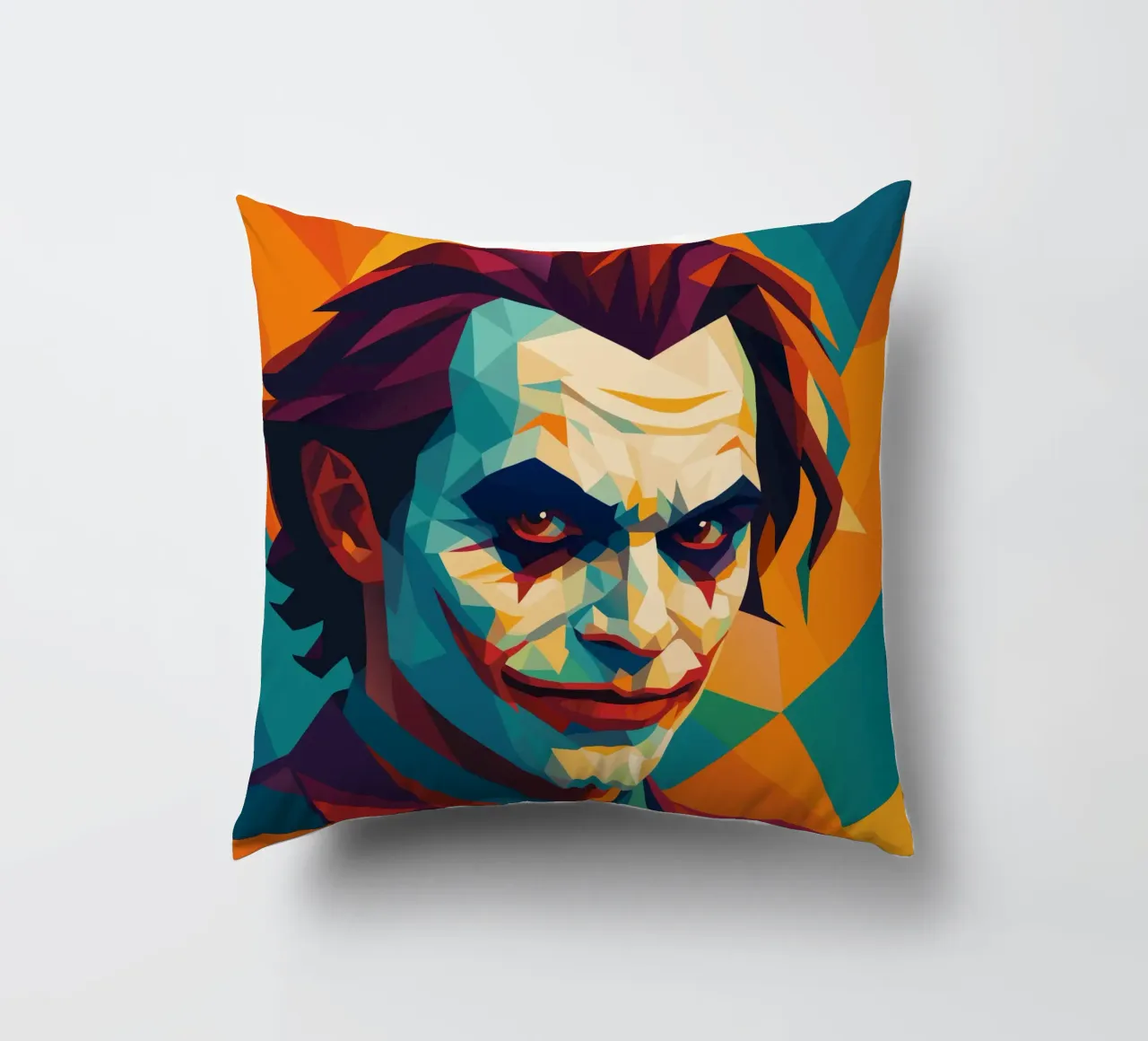 joker face retro pop art wpap cuscino da aiswa