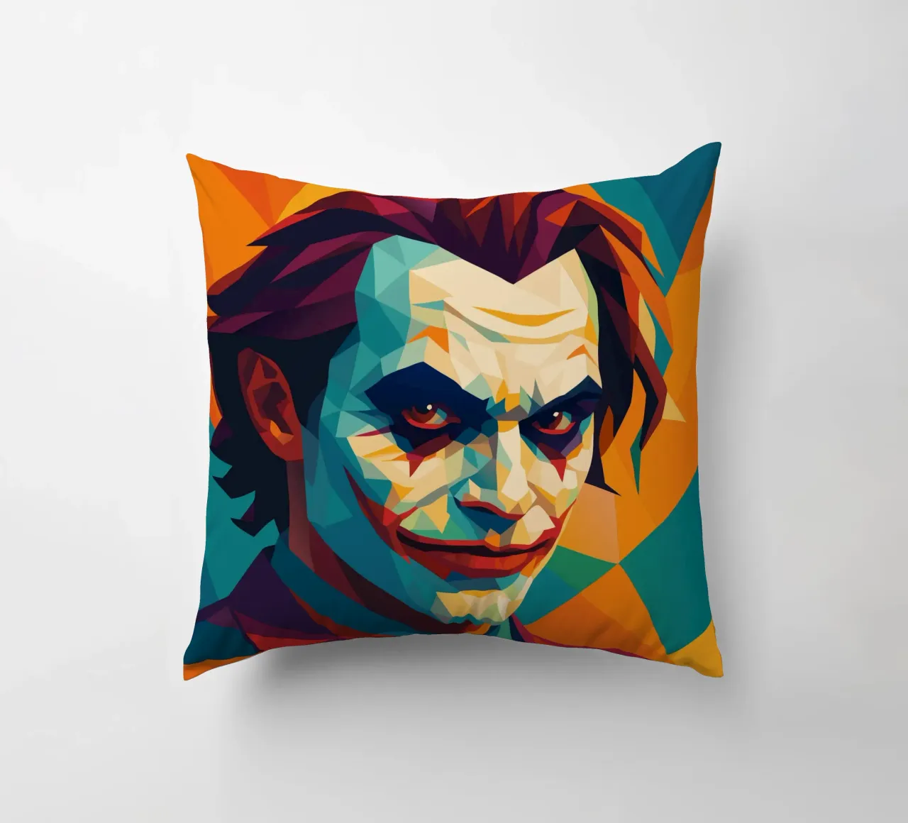joker face retro pop art wpap cuscino da aiswa