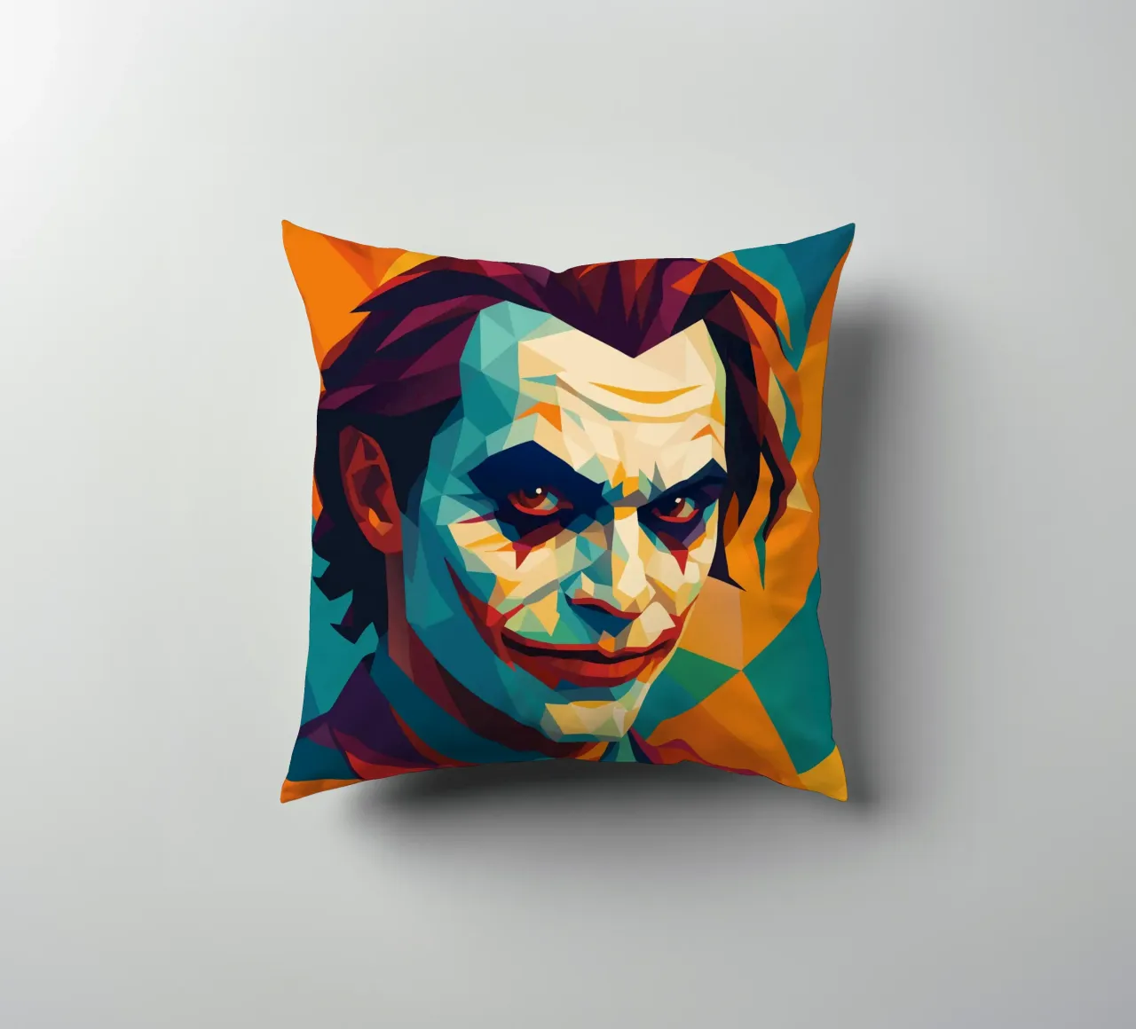 joker face retro pop art wpap cuscino da aiswa