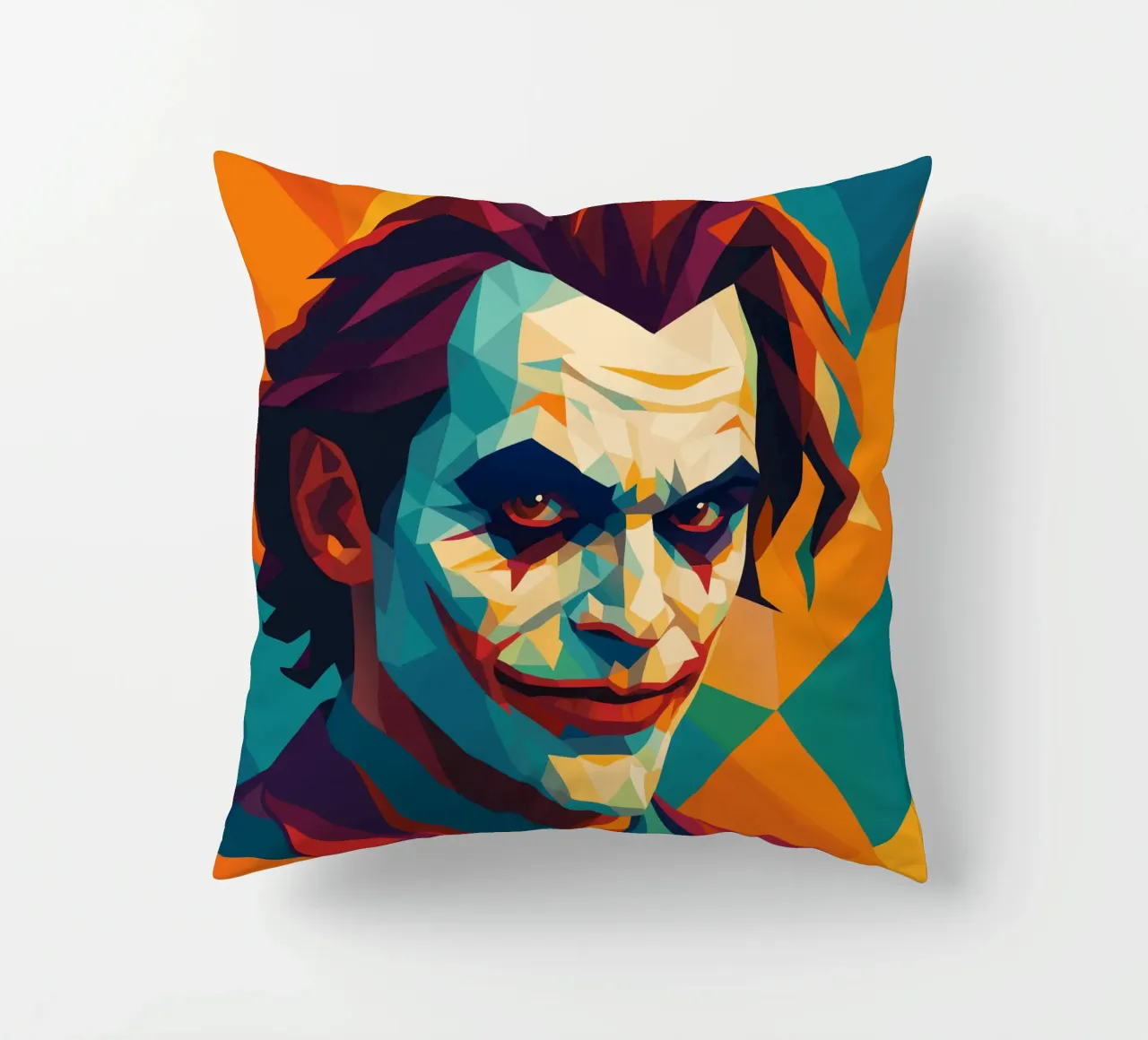 joker face retro pop art wpap cuscino da aiswa