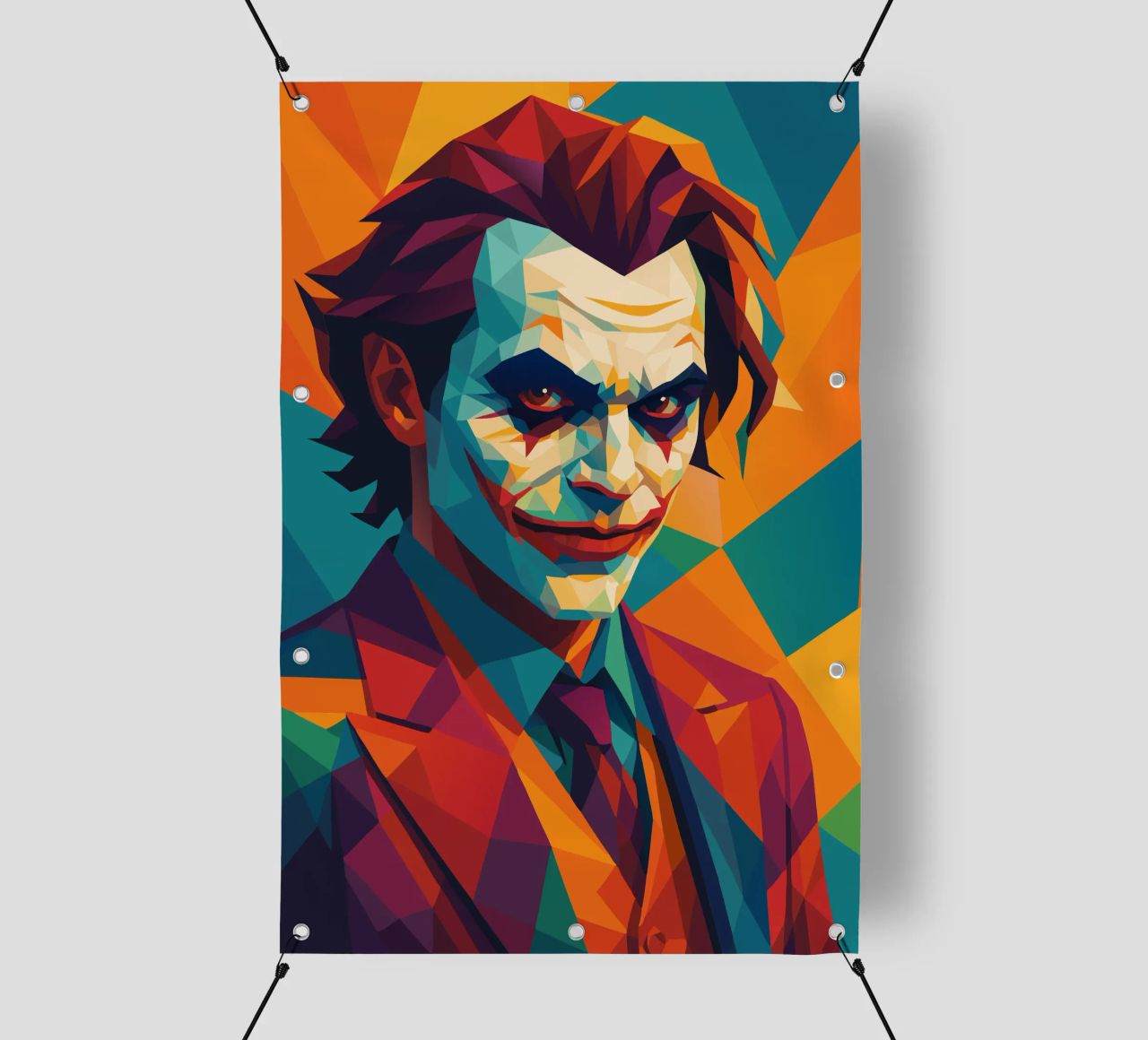 joker face retro pop art wpap telo in pvc da aiswa