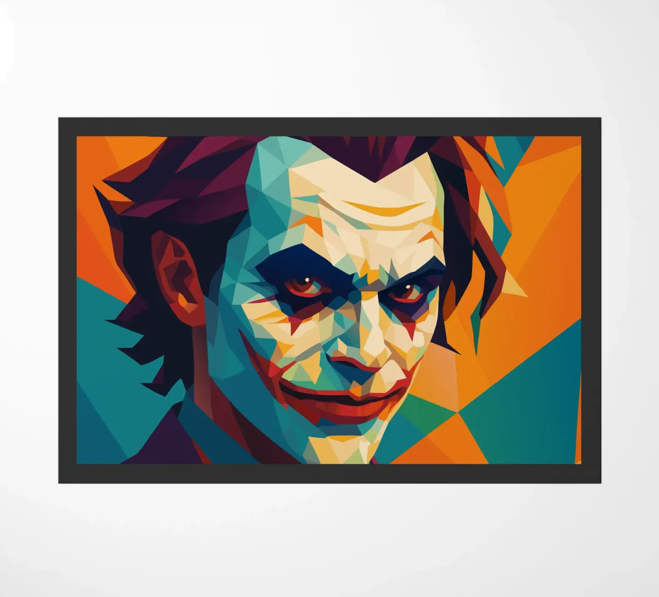 joker gesicht retro pop art wpap Fußmatte von aiswa