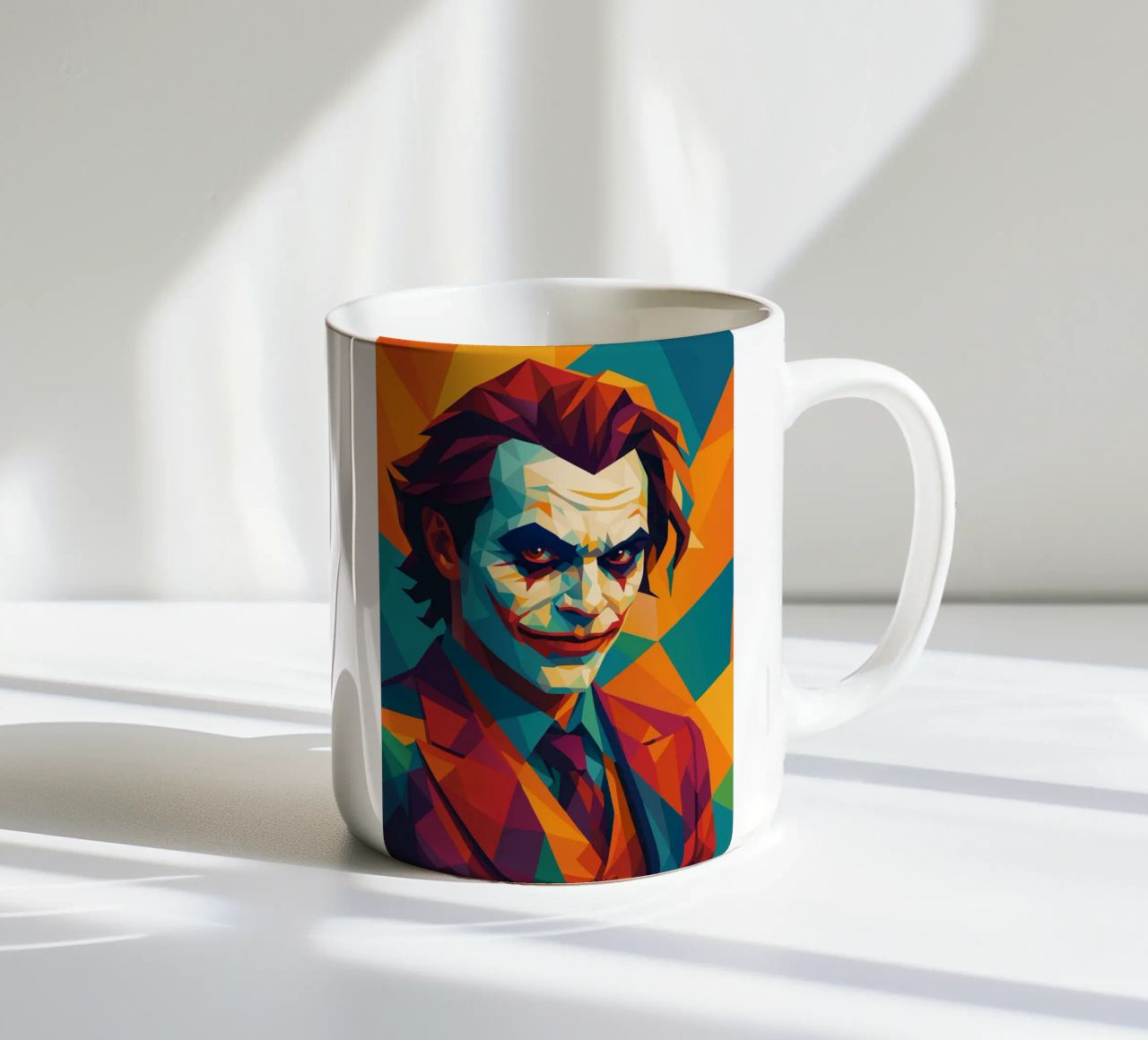 joker face retro pop art wpap tazza in ceramica da aiswa