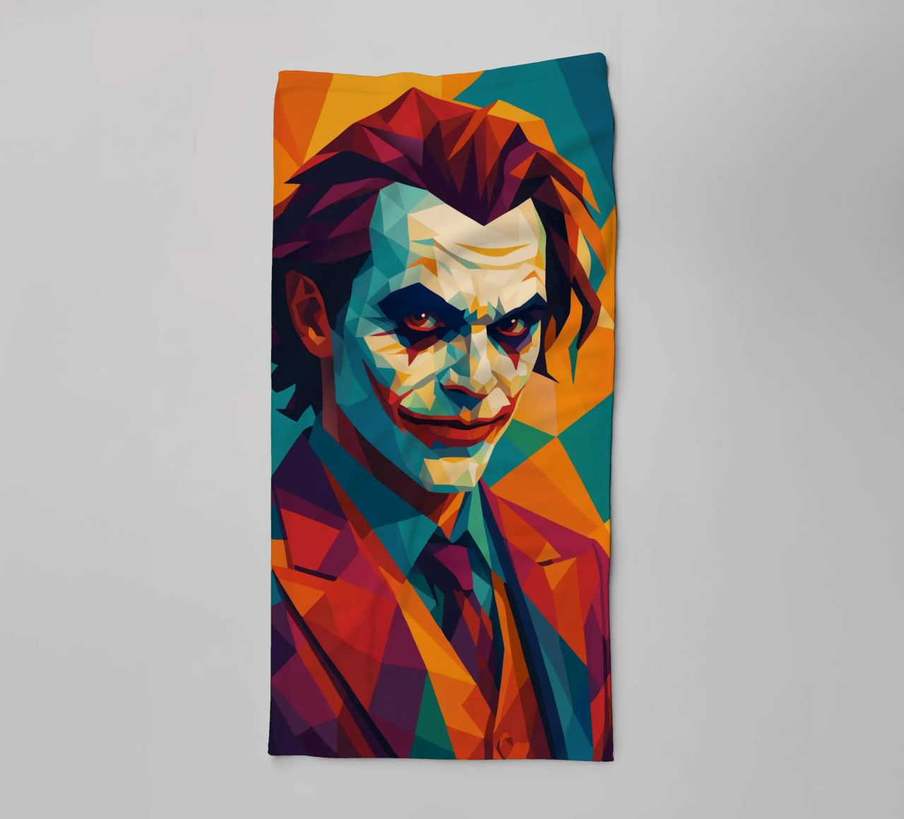 joker face retro pop art wpap asciugamano da bagno da aiswa