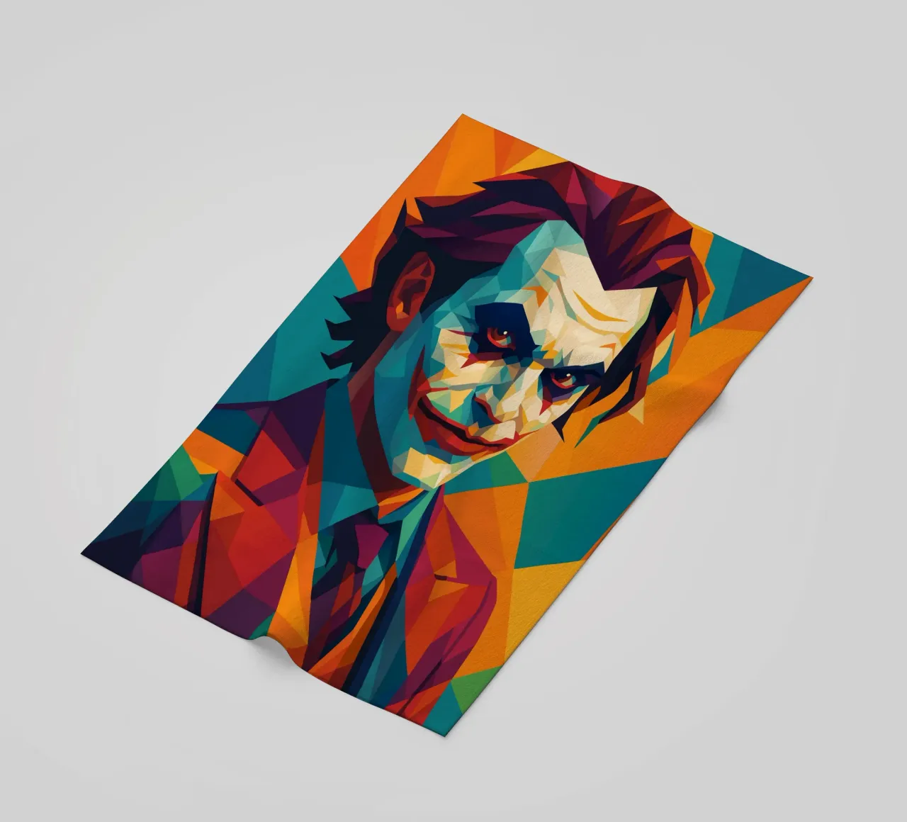 joker face retro pop art wpap telo mare da aiswa