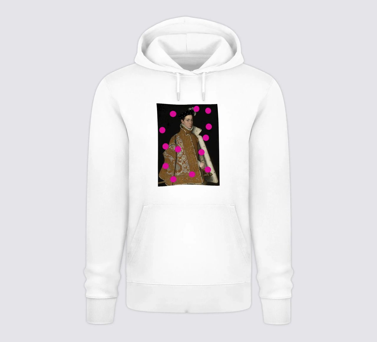 Man with Pink Dots felpa con cappuccio da GraceDigitalArtCo