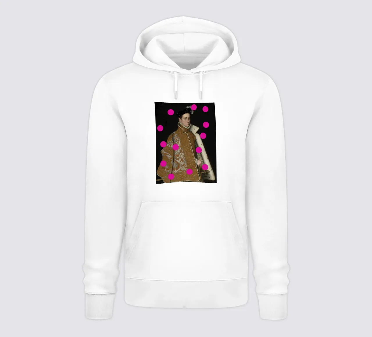 Man with Pink Dots Hoodie von GraceDigitalArtCo