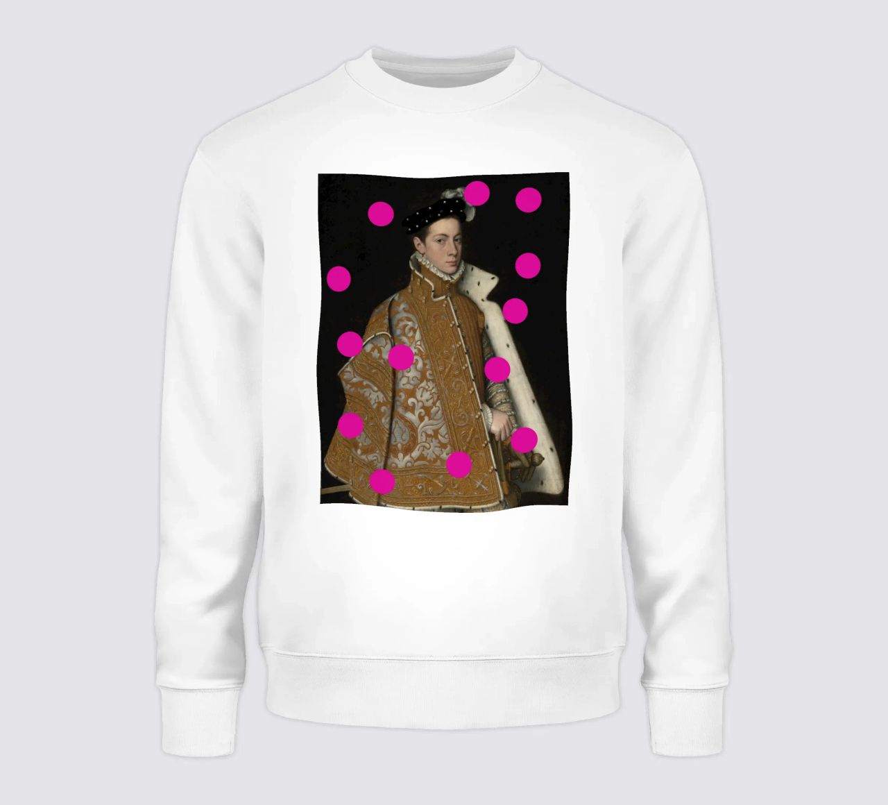 Man with Pink Dots felpa da GraceDigitalArtCo