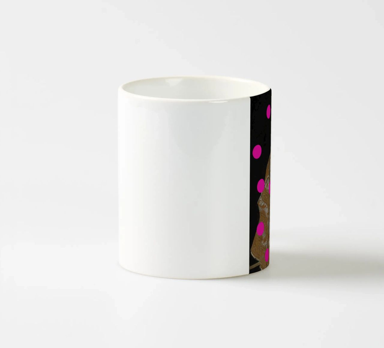 Man with Pink Dots tazza in ceramica da GraceDigitalArtCo