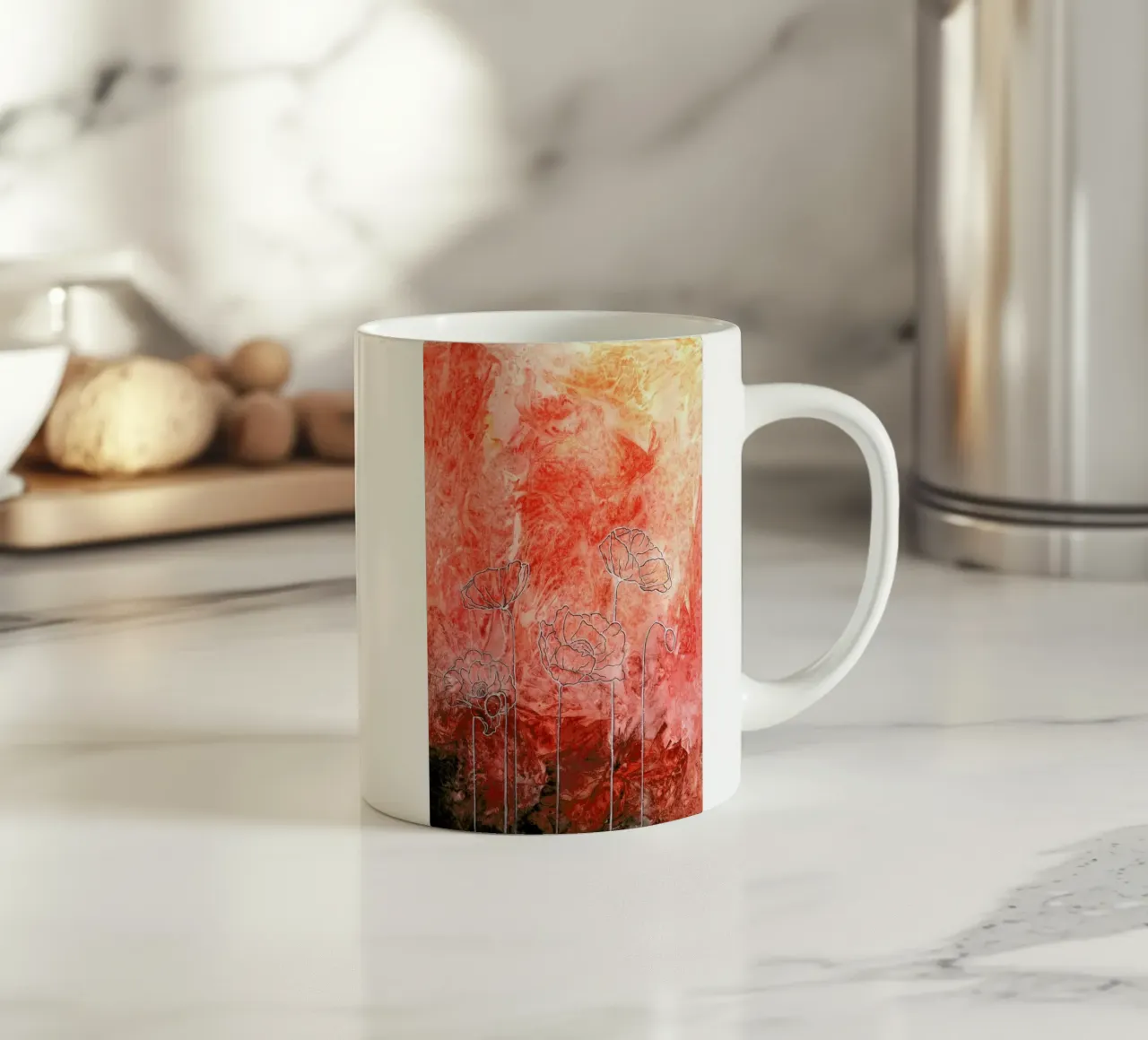 Poppy mug en céramique de Ctoft