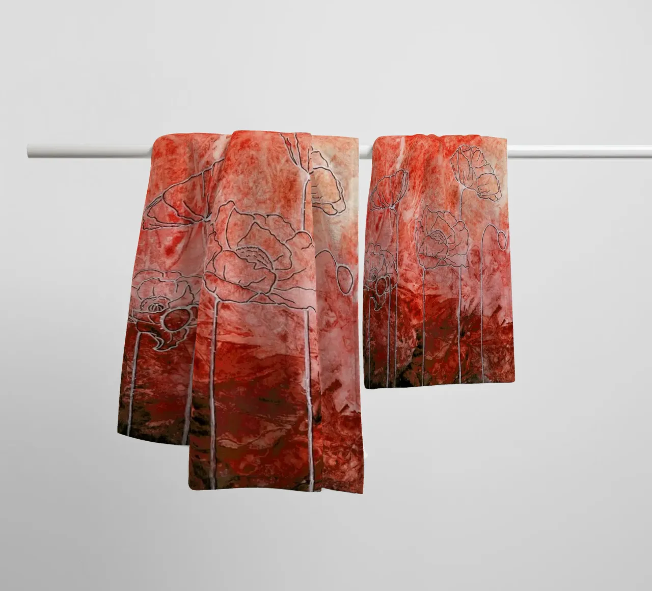 Poppy towel by Ctoft