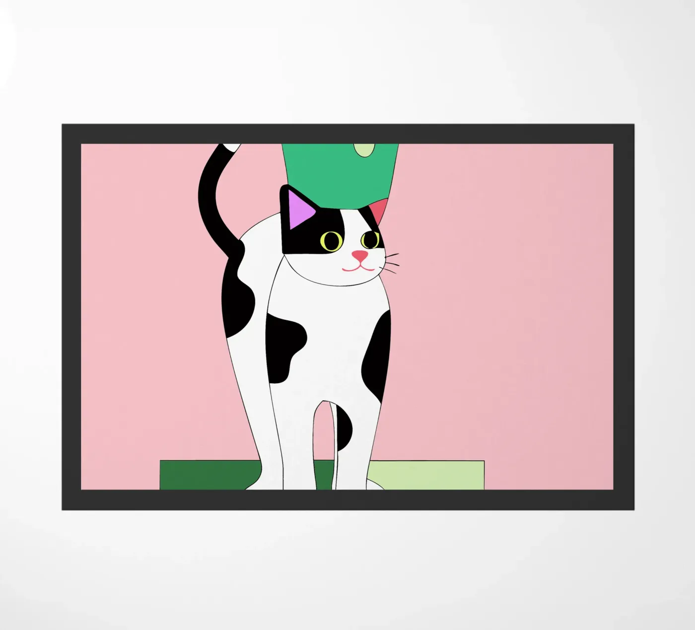 Kattenmand deurmat van OUR SHOP