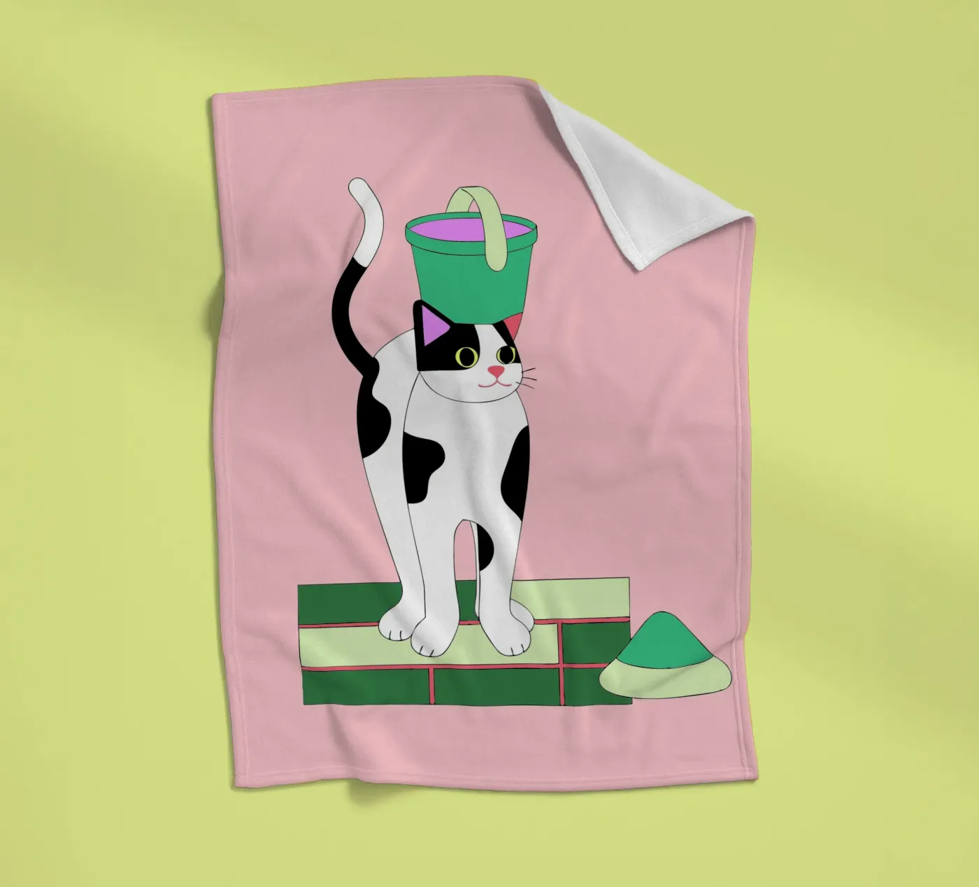 Kattenmand fleecedeken van OUR SHOP