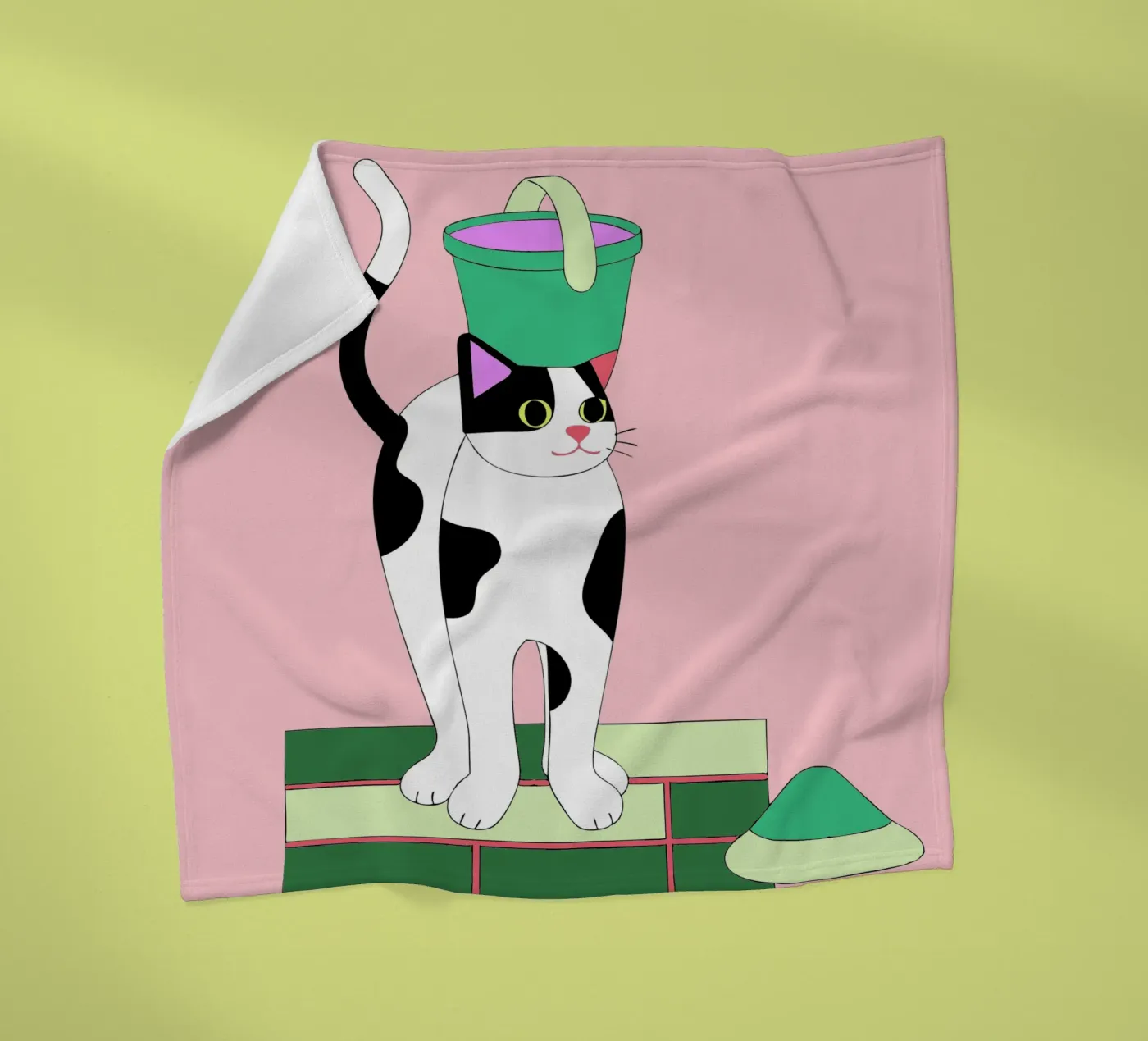 Kattenmand fleecedeken van OUR SHOP