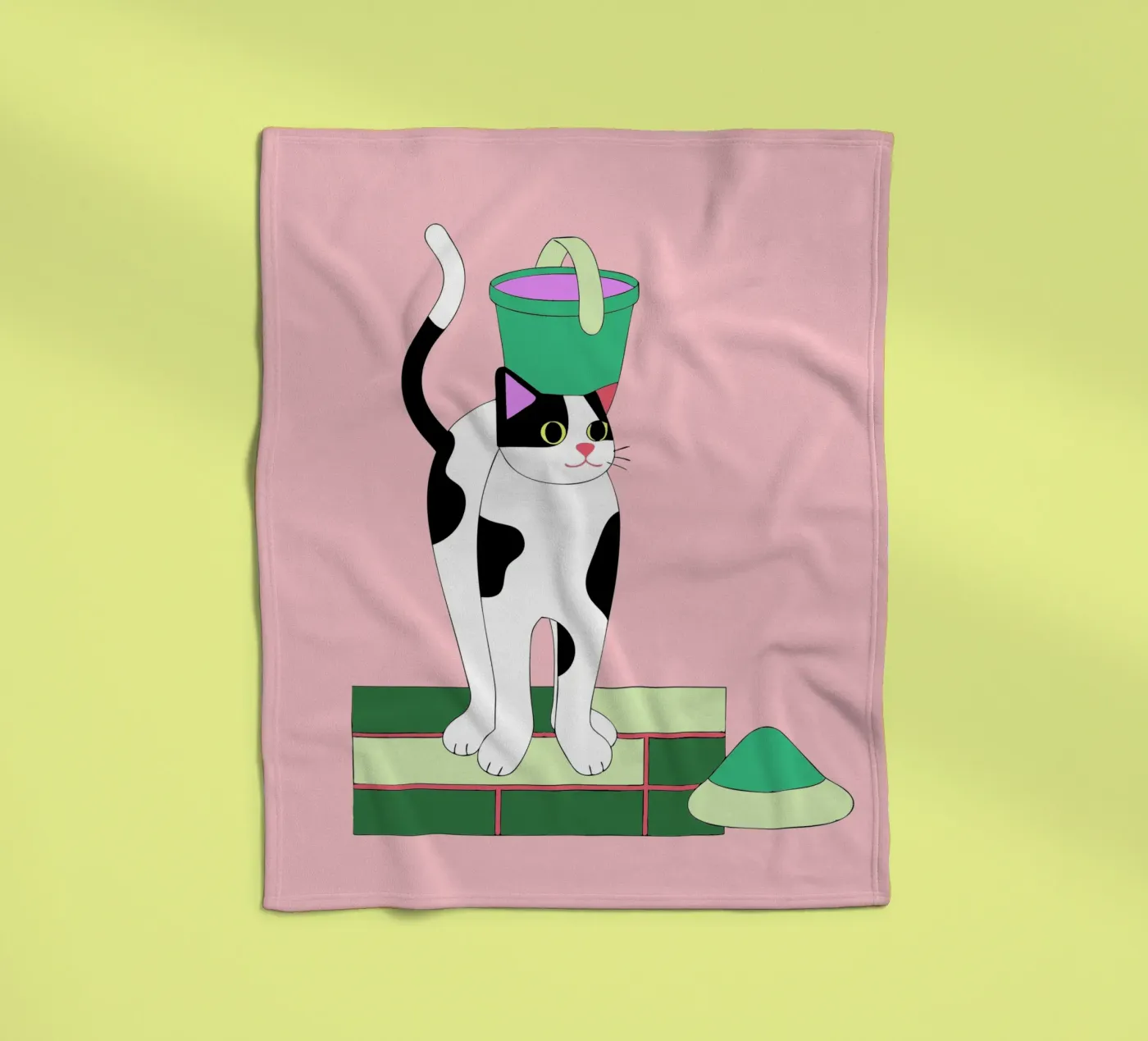 Kattenmand fleecedeken van OUR SHOP