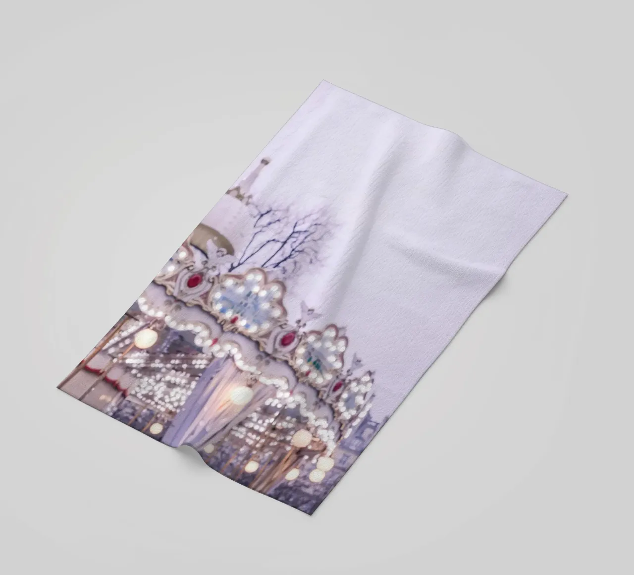 Dreamy Paris Carousel telo mare da GraceDigitalArtCo