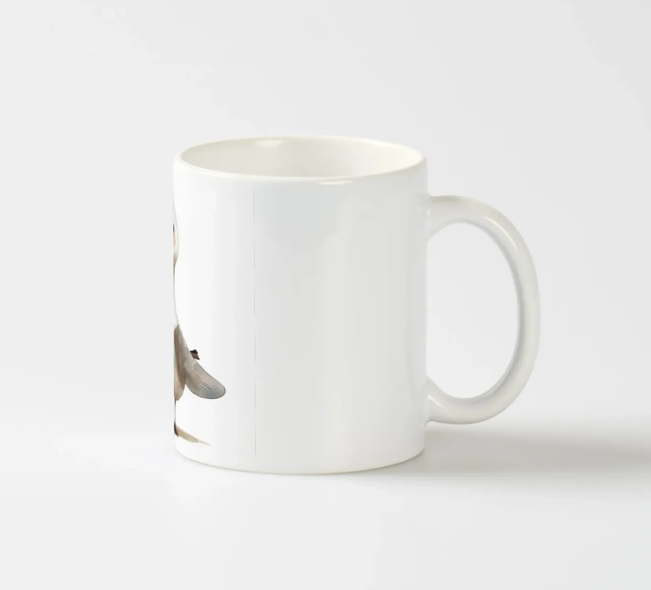 Illustrazione stilizzata ad acquerello di un albatros tazza in ceramica da DesignDoodle