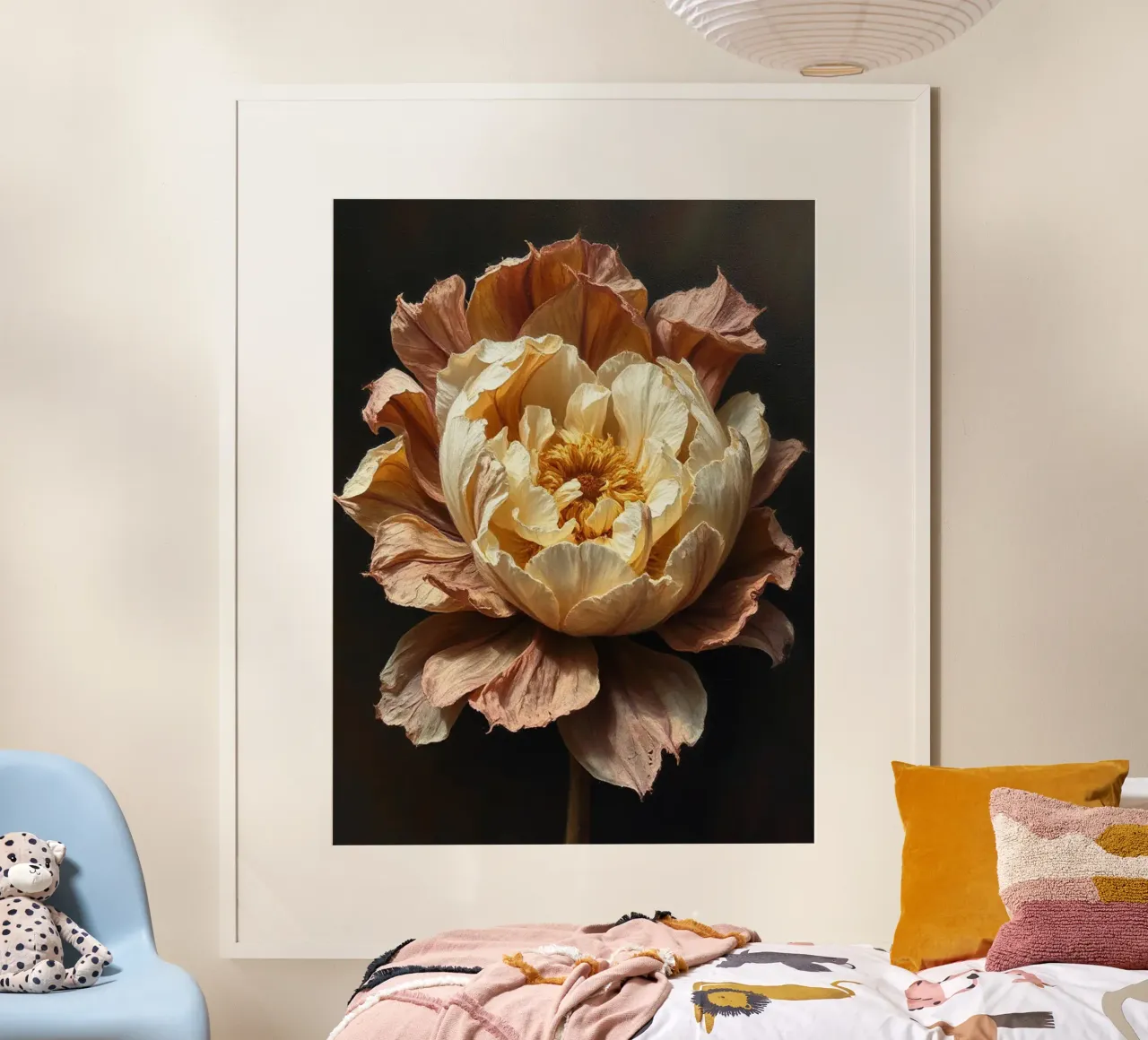 Fiore d'oro poster da Artistic-shop