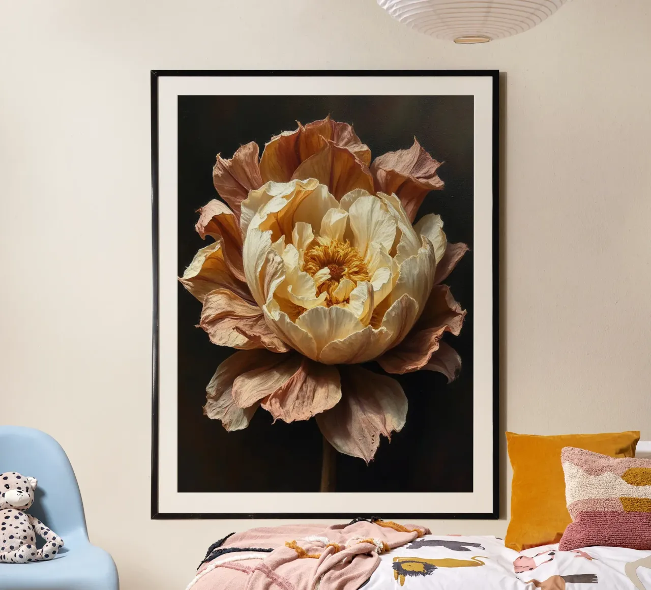Fiore d'oro poster da Artistic-shop