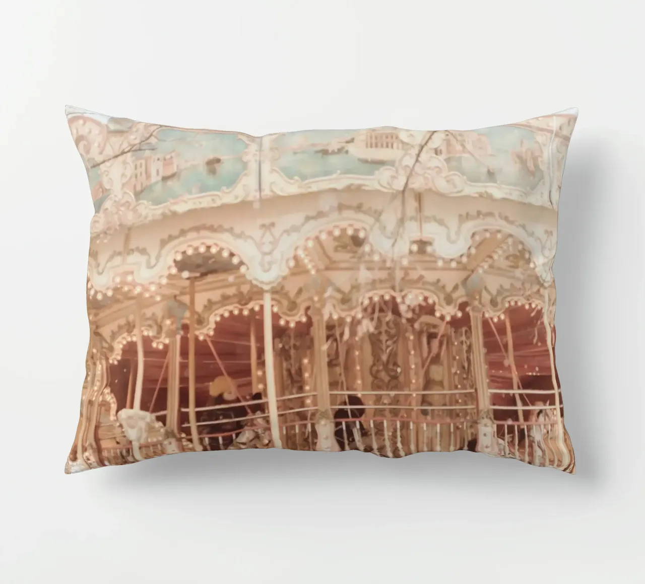 Copenhagen Carousel cuscino da GraceDigitalArtCo