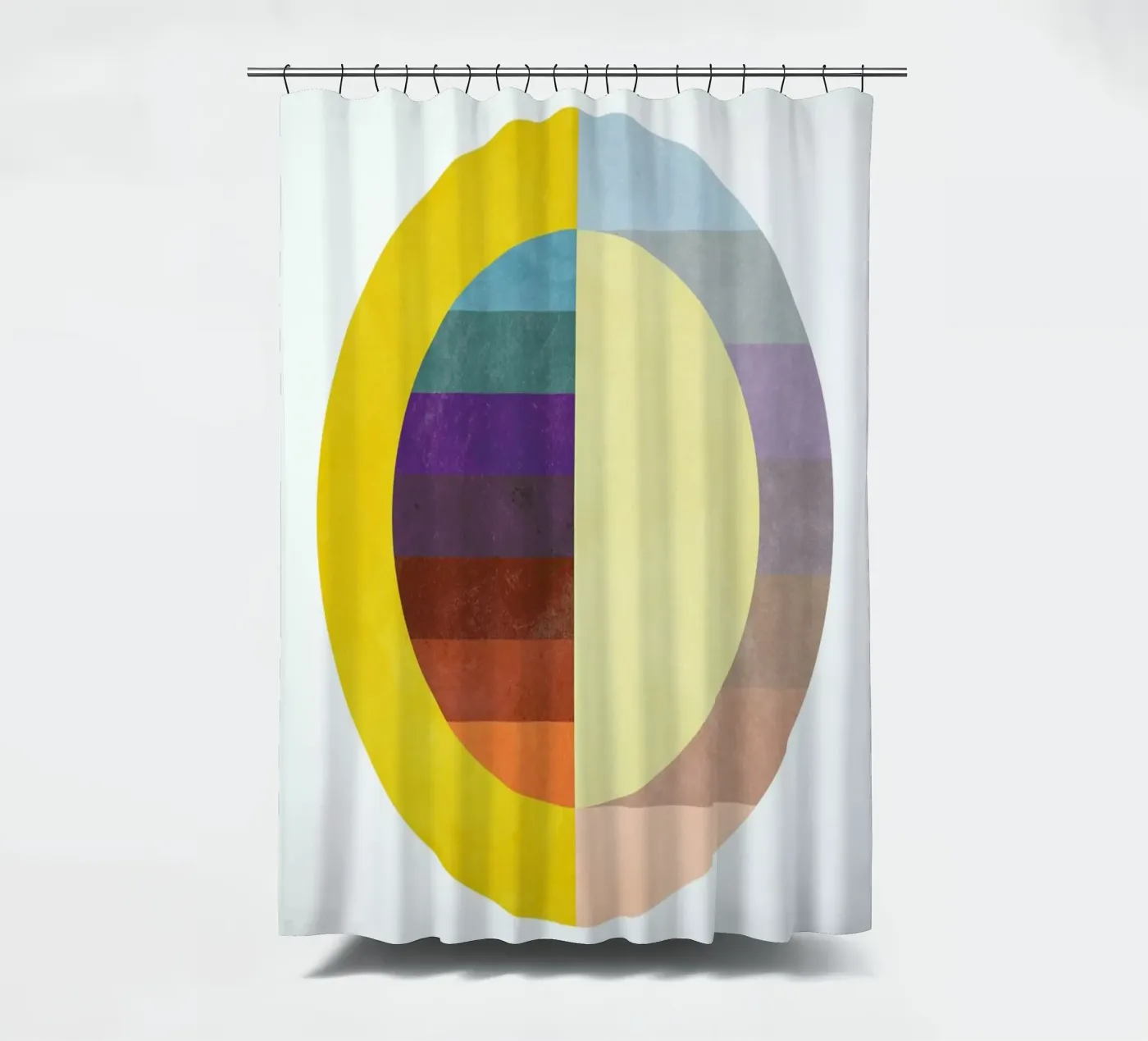 Light Switch Duschvorhang von Abstract Joy