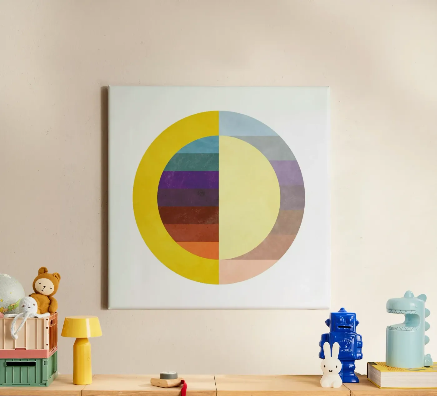 Light Switch canvas by Lines Inside