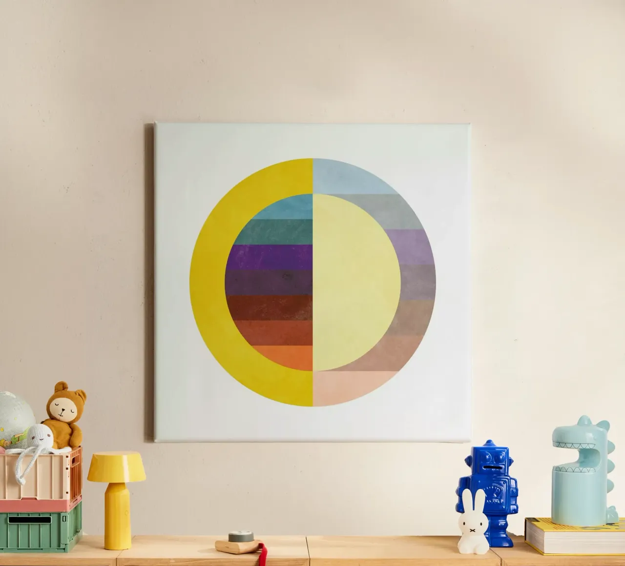 Light Switch canvas van Abstract 888