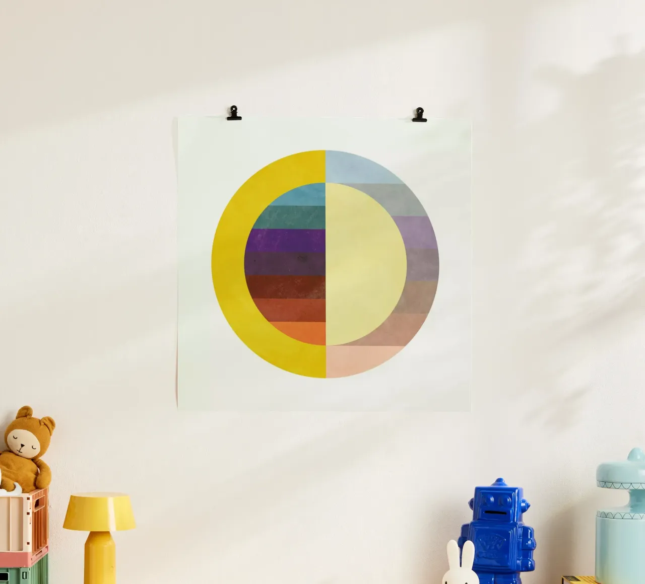 Light Switch poster van Abstract 888