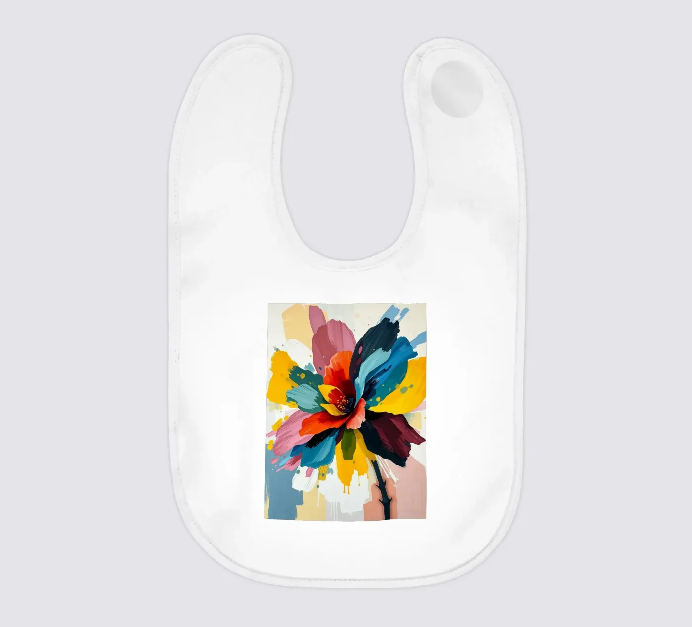 Explosive Bloom baby bib by Artistic-shop