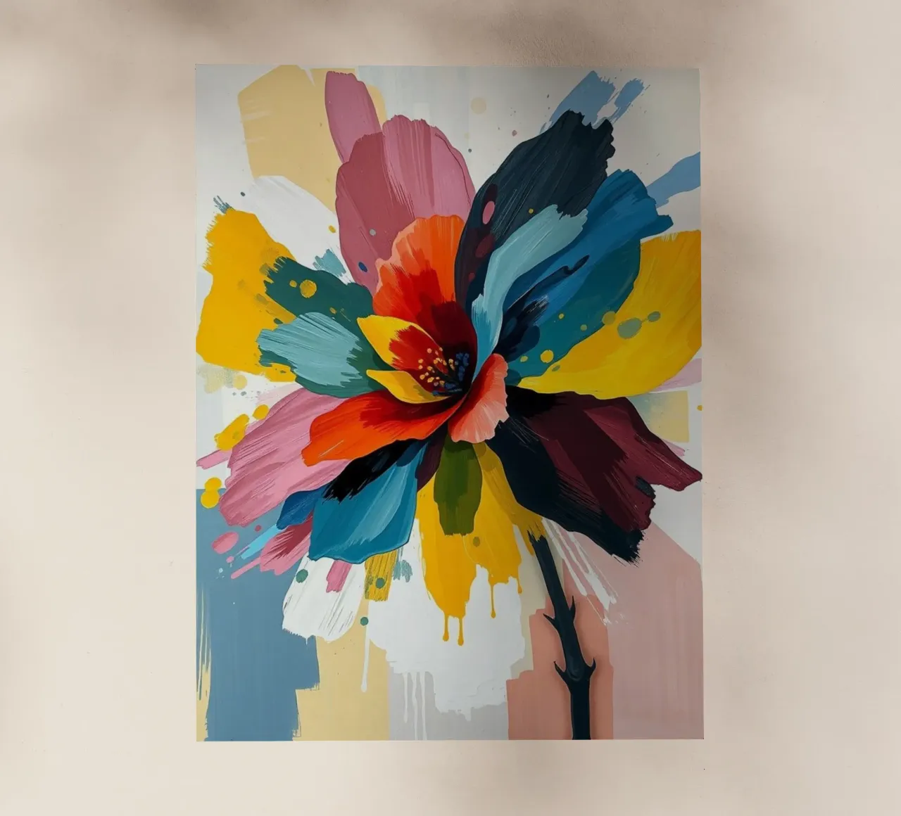 Fioritura esplosiva pellicola backlit da Artistic-shop