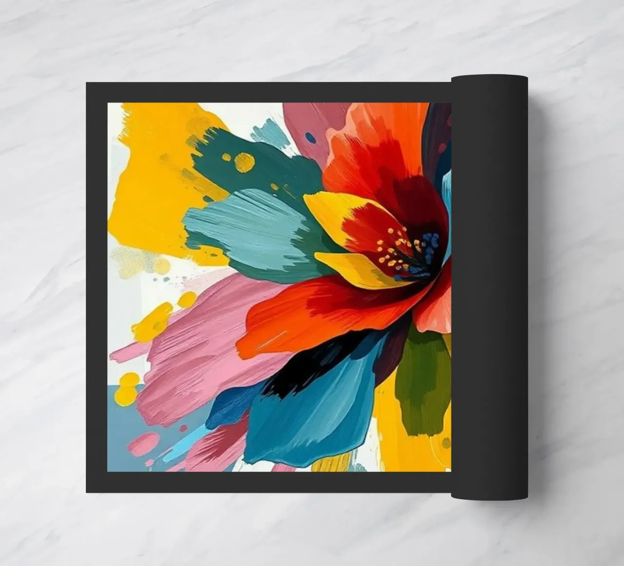 Explosieve bloei deurmat van Artistic-shop