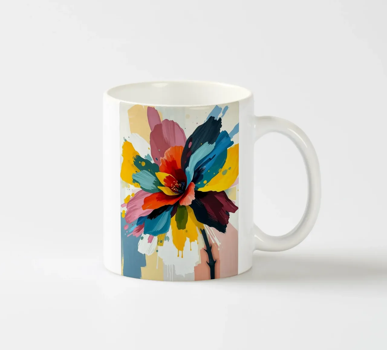 Fioritura esplosiva tazza in ceramica da Artistic-shop