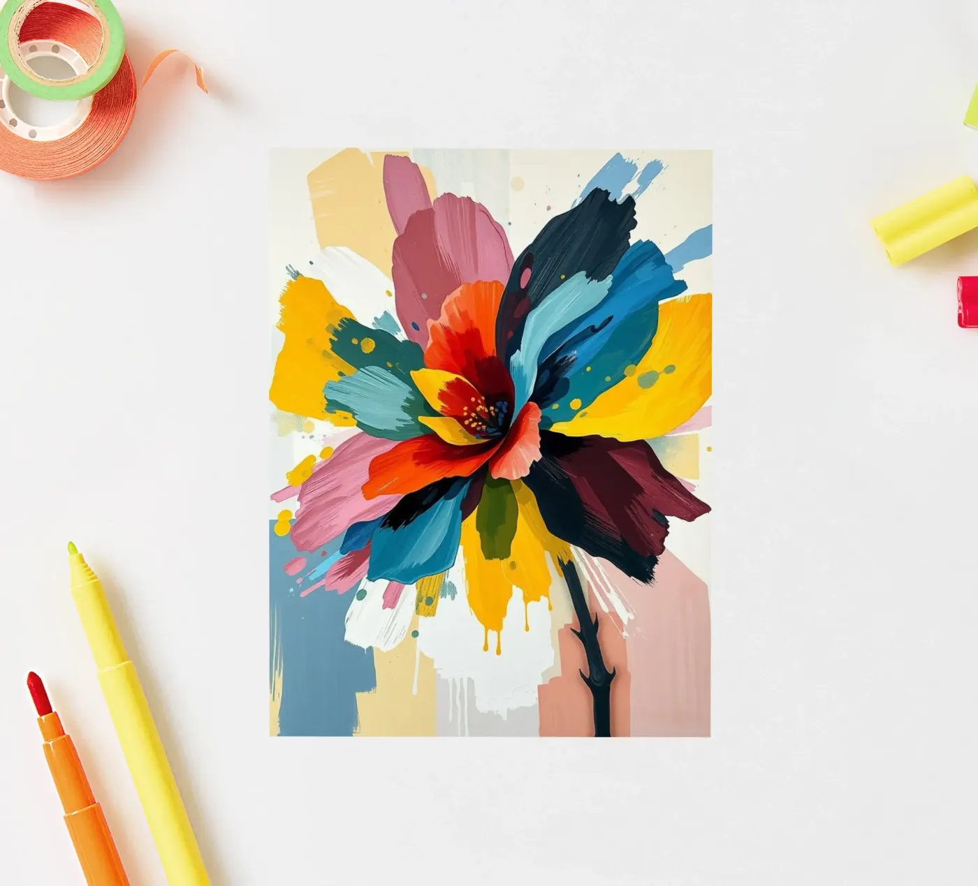 Explosive Bloom sticker by Artistic-shop