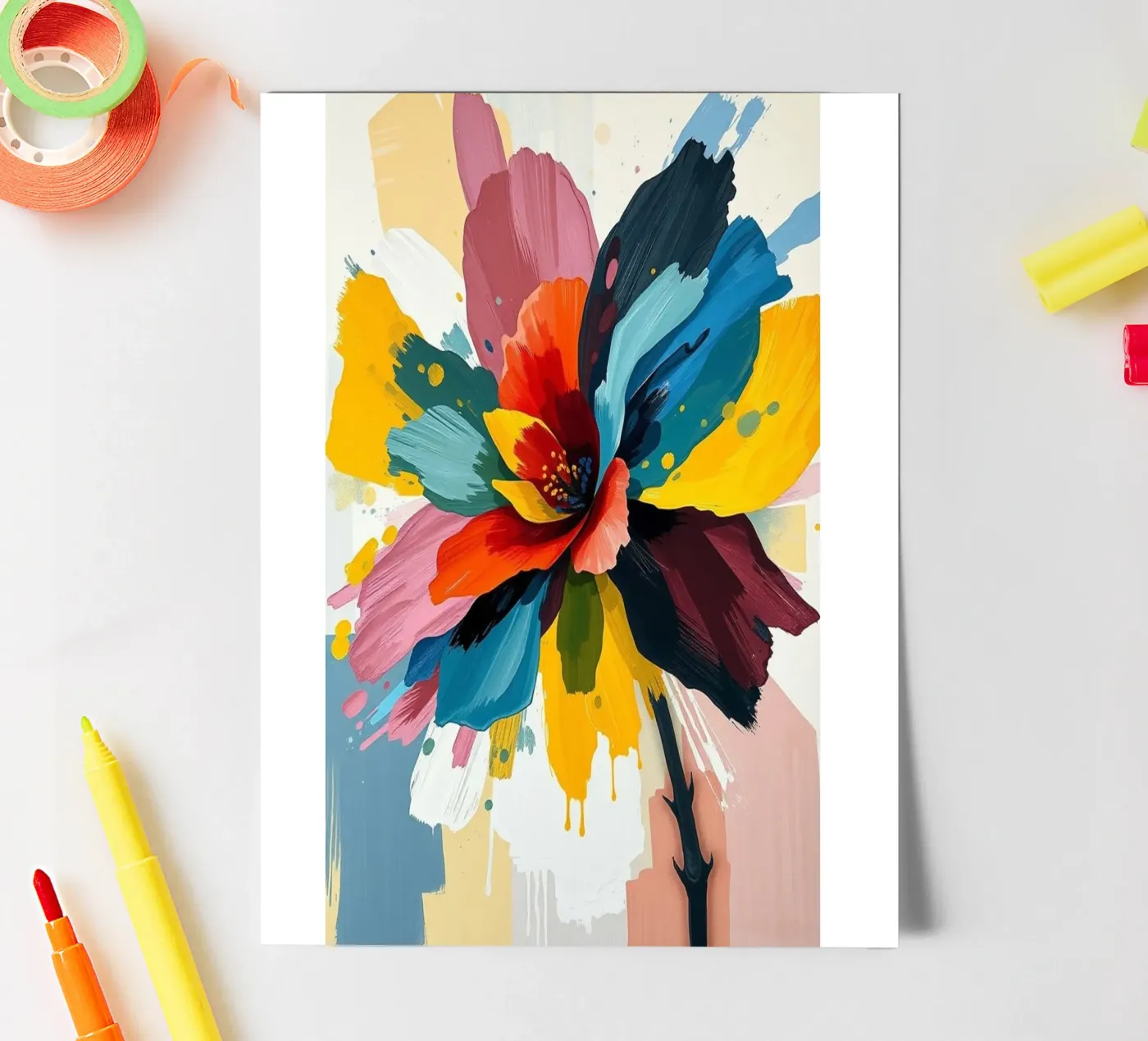 Explosive Bloom foglio adesivo da Artistic-shop